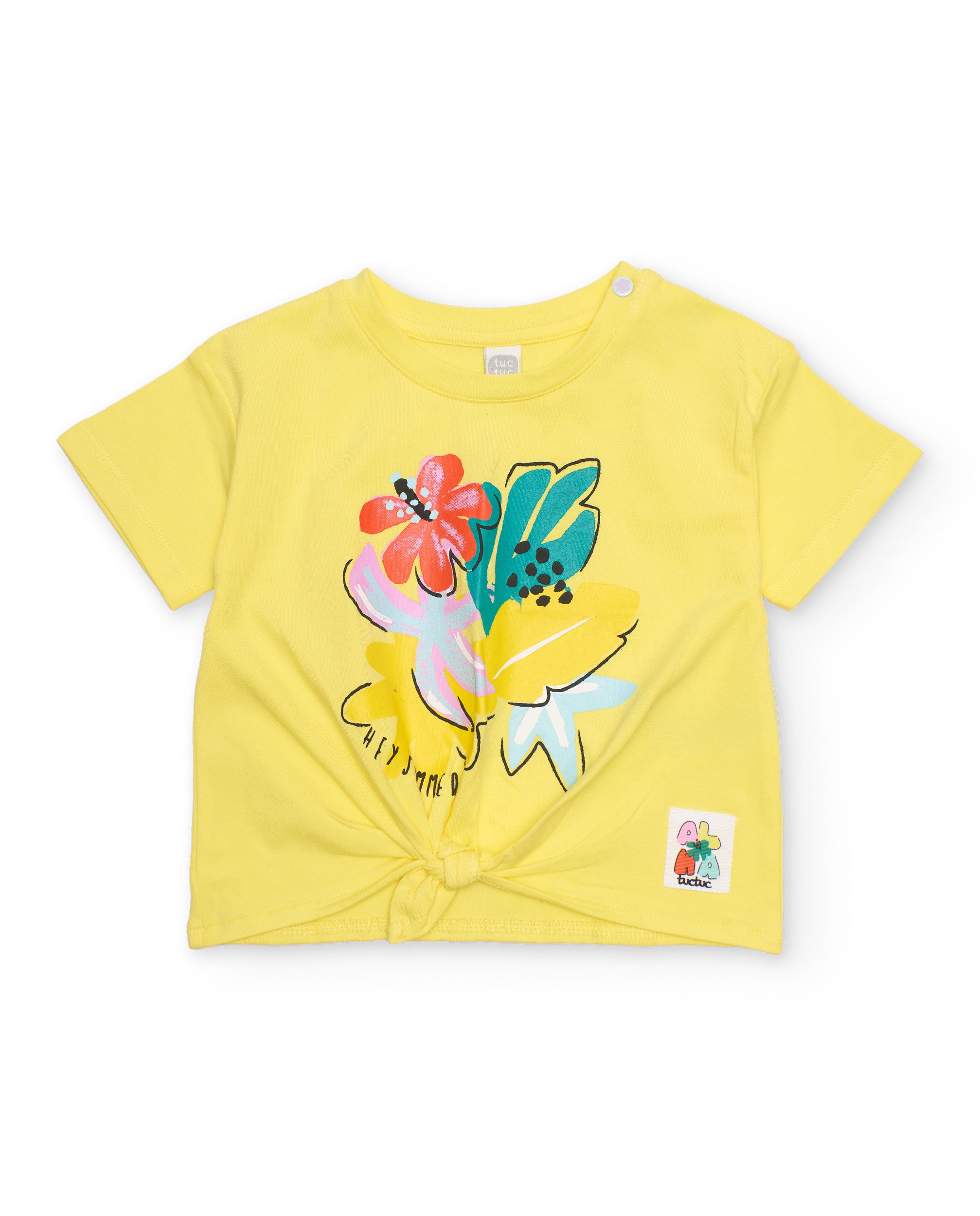 Imagen 2 de Conjunto de niña de punto y nudo decorativo - Tuc tuc - Amarillo Amarillo