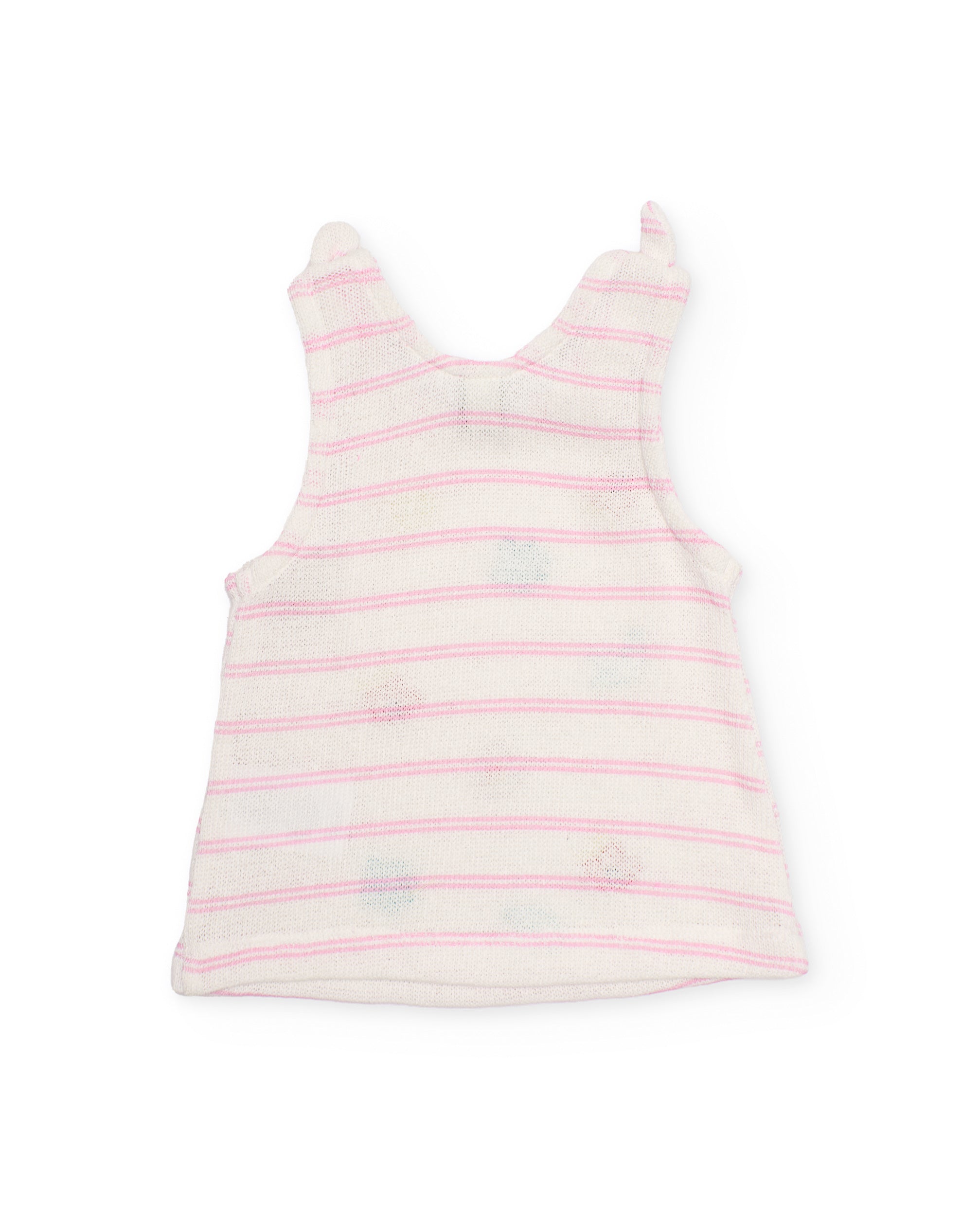 Imagen 2 de Camiseta de niña de tricot y detalles bordados - Tuc tuc - Rosa Rosa