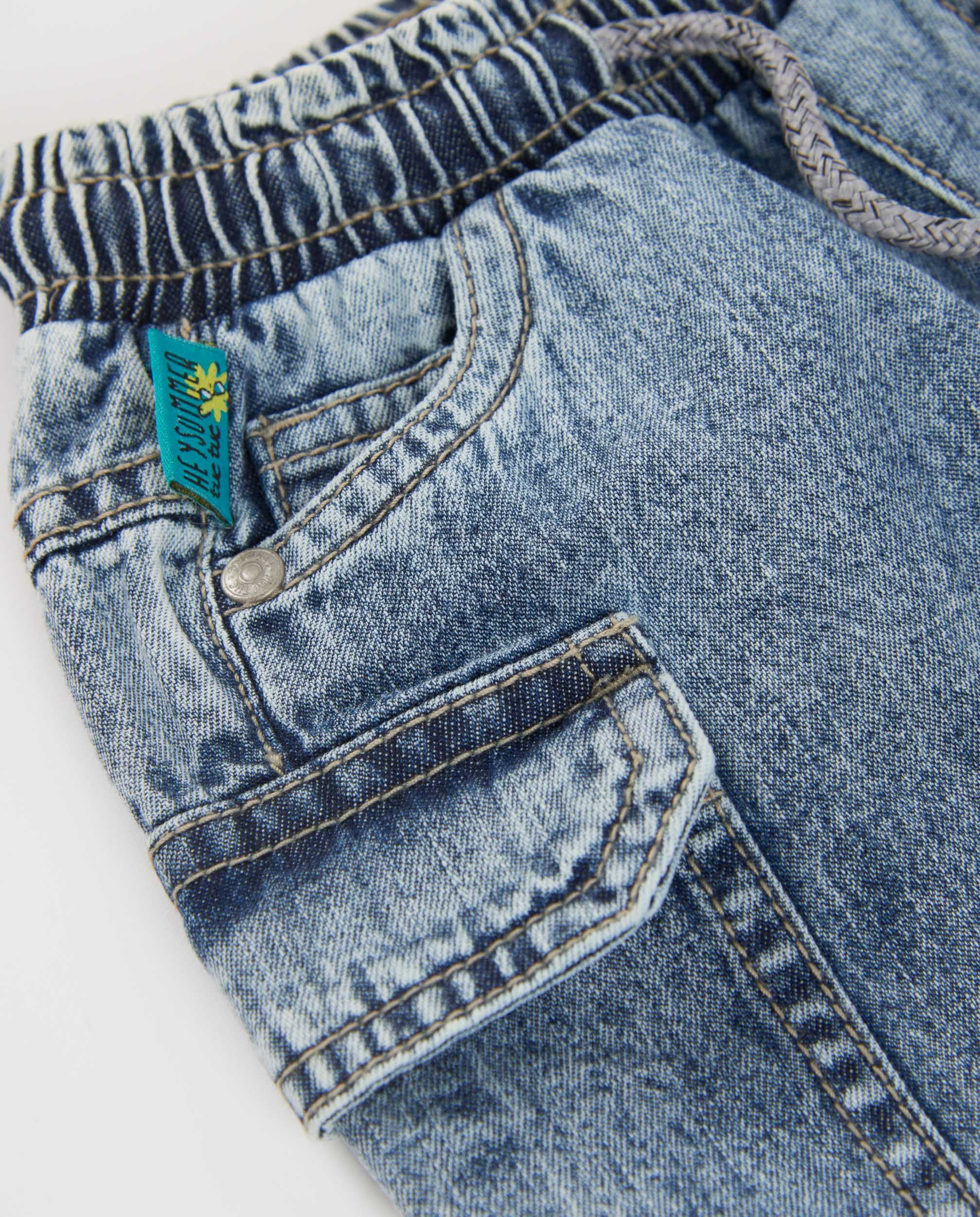 Imagen 6 de Bermuda de niño de plana en denim - Tuc tuc - Azul denim Azul denim