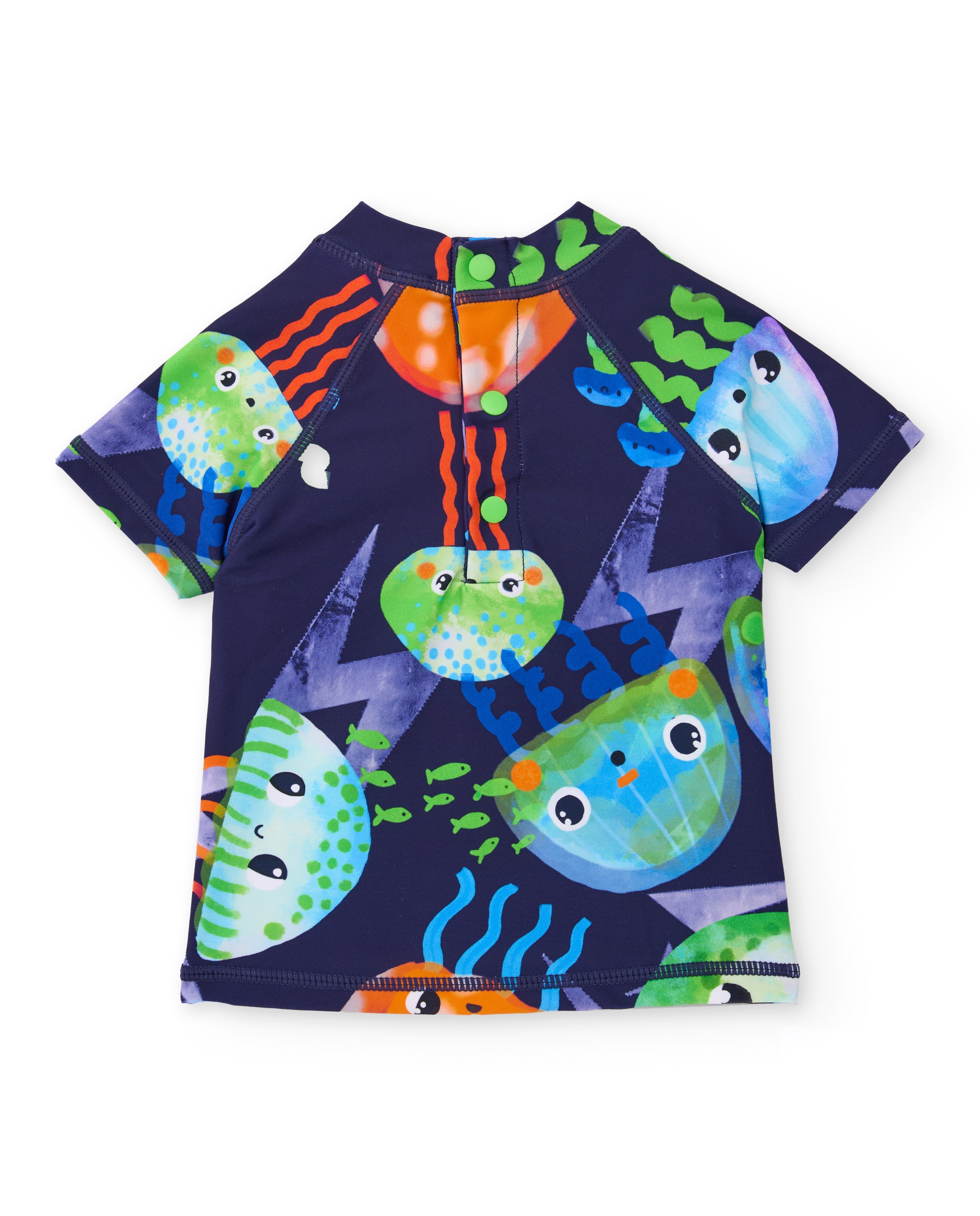 Camiseta de niño de punto para el baño - Tuc tuc - Azul marino Azul marino-3
