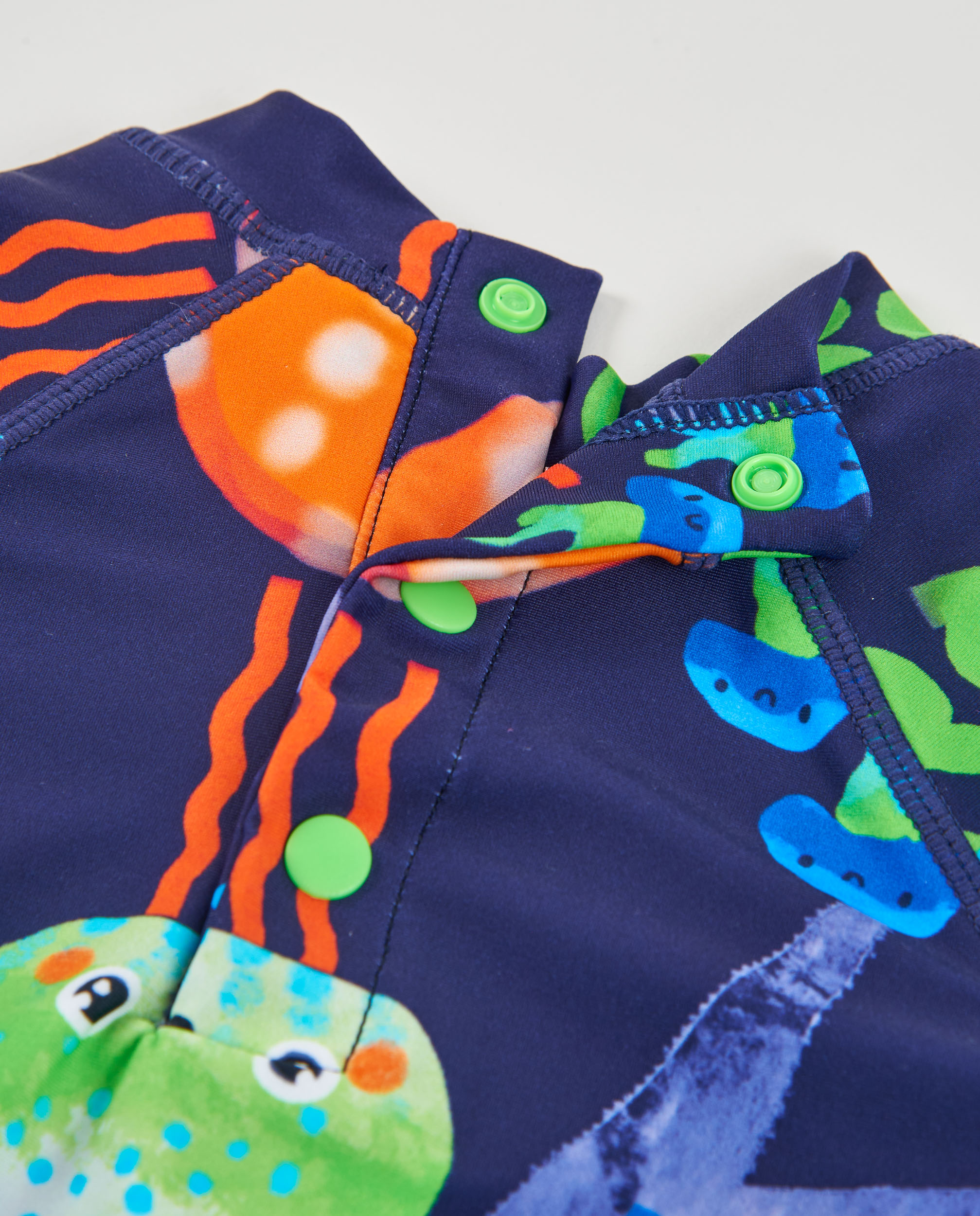 Camiseta de niño de punto para el baño - Tuc tuc - Azul marino Azul marino-4