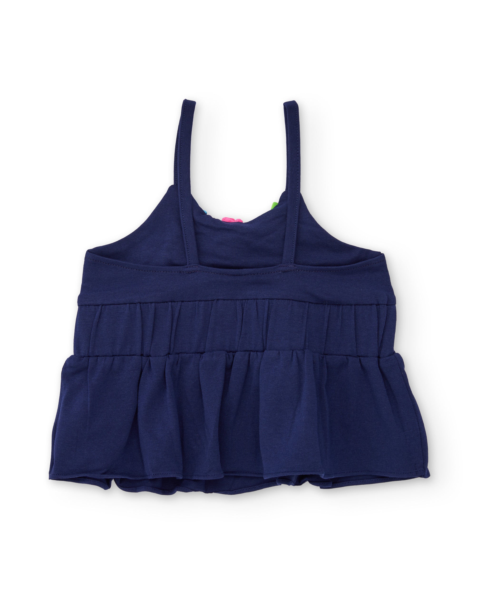 Imagen 4 de Camiseta de niña de punto con tiras fruncidas - Tuc tuc - Marino Marino