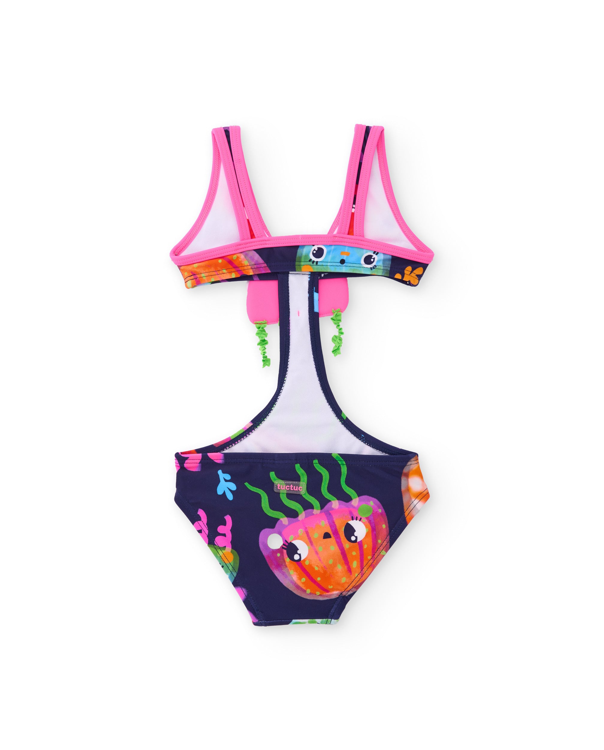 Bañador de niña de punto y apliques de medusas - Tuc tuc - Marino Marino-4