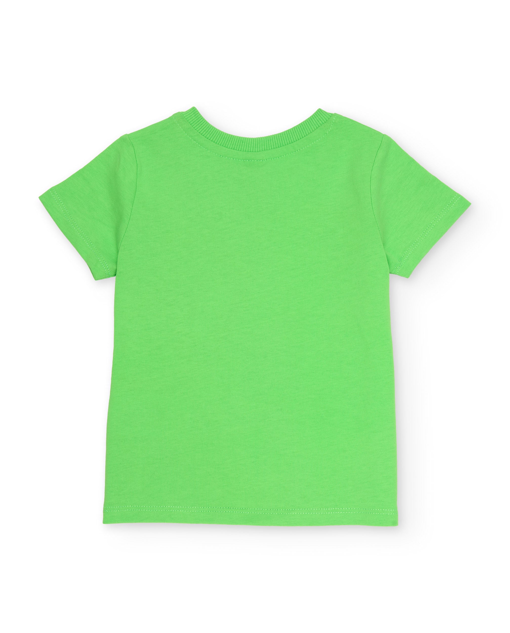 Camiseta de niño de punto con cierre en hombro - Tuc tuc - Verde Verde-4