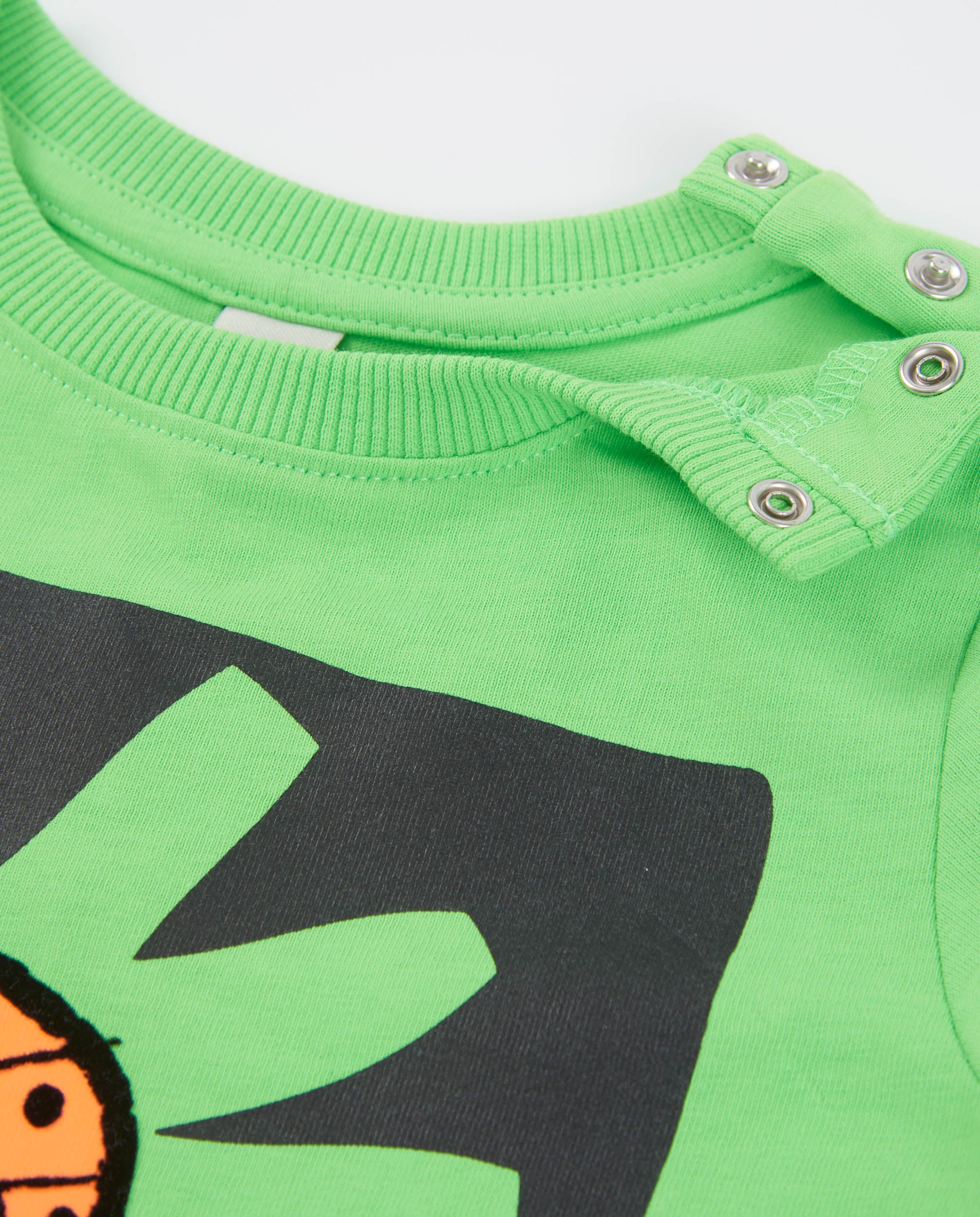 Camiseta de niño de punto con cierre en hombro - Tuc tuc - Verde Verde-5