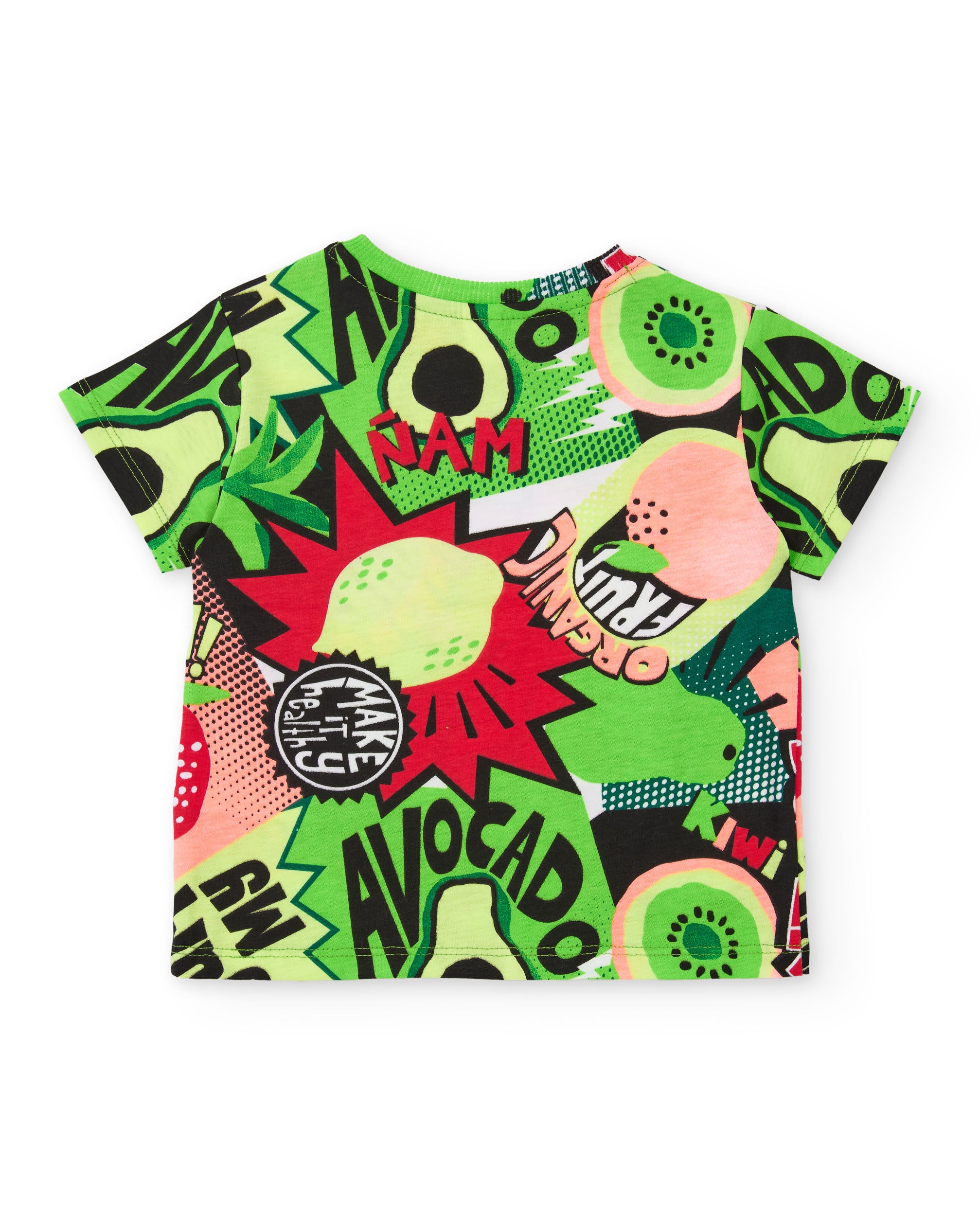 Conjunto de niño de punto con estilo cómic - Tuc tuc - Verde Verde-5