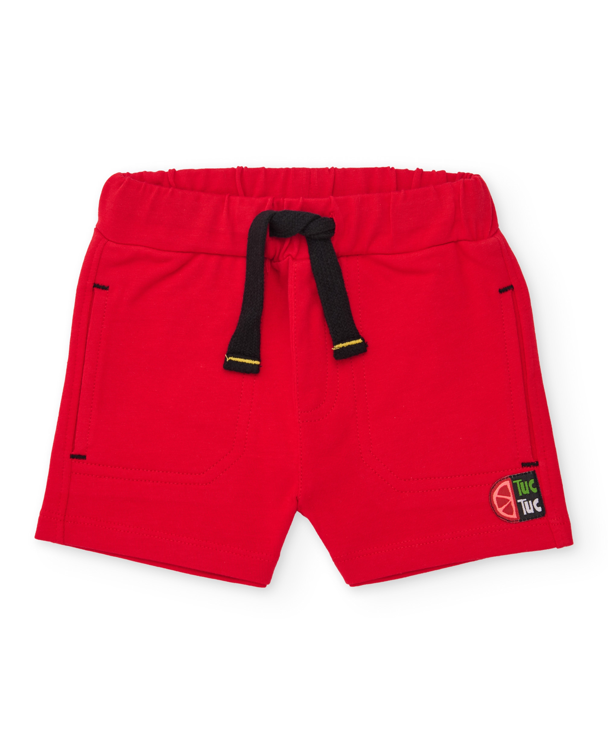 Bermuda de niño de punto y cintura elástica - Tuc tuc - Rojo Rojo-1