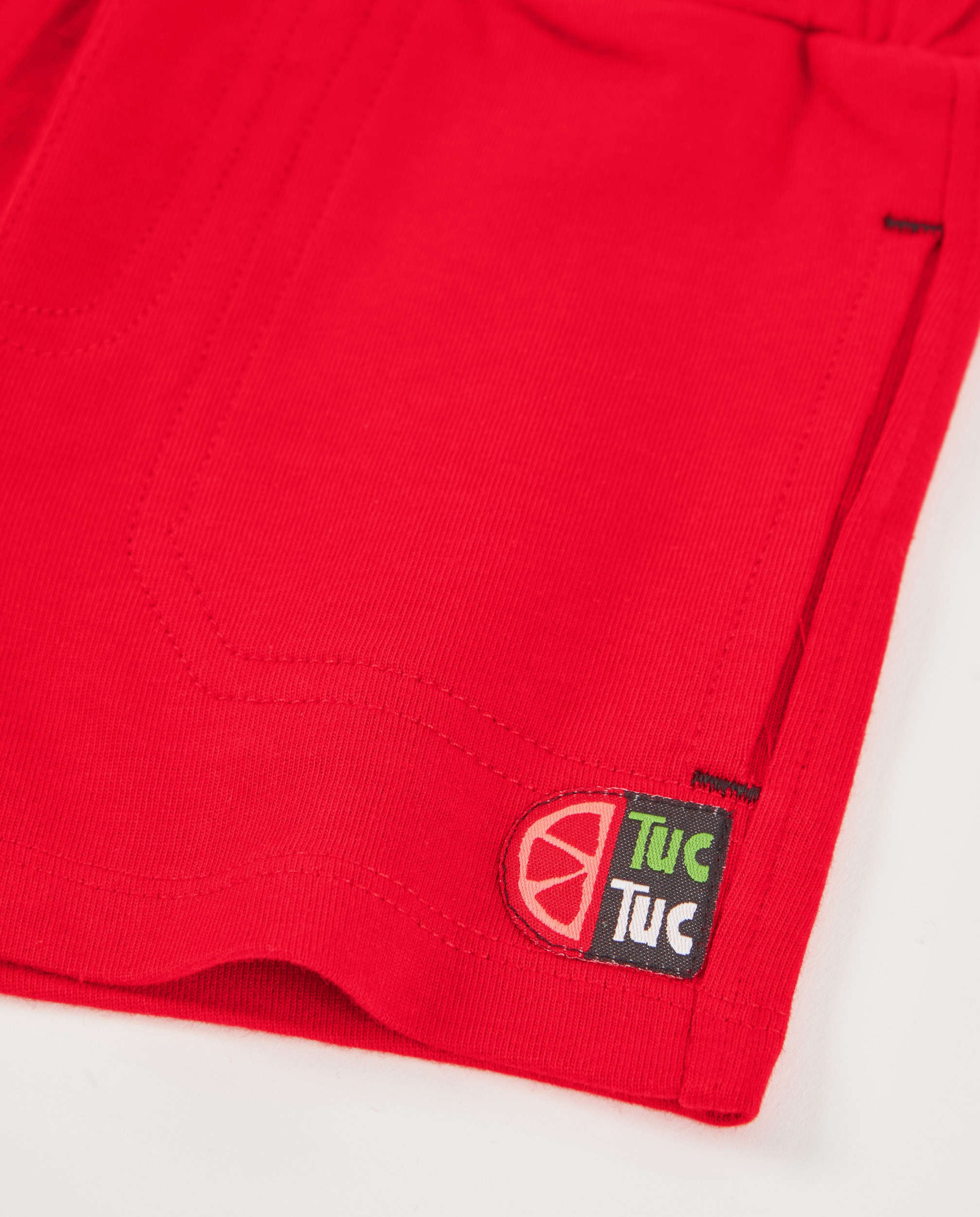 Bermuda de niño de punto y cintura elástica - Tuc tuc - Rojo Rojo-4