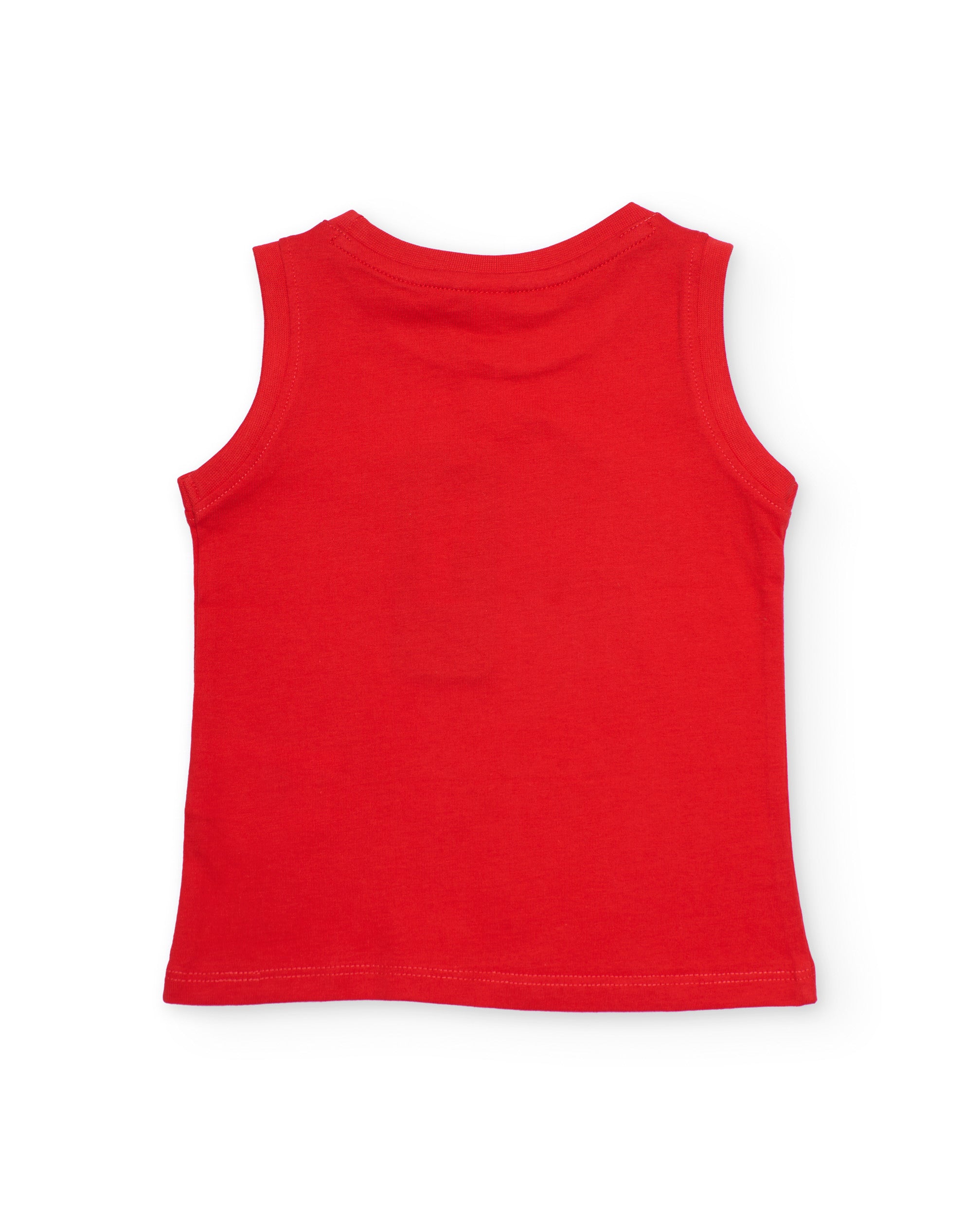 Imagen 2 de Camiseta de niño de punto con diseño de piña - Tuc tuc - Rojo Rojo