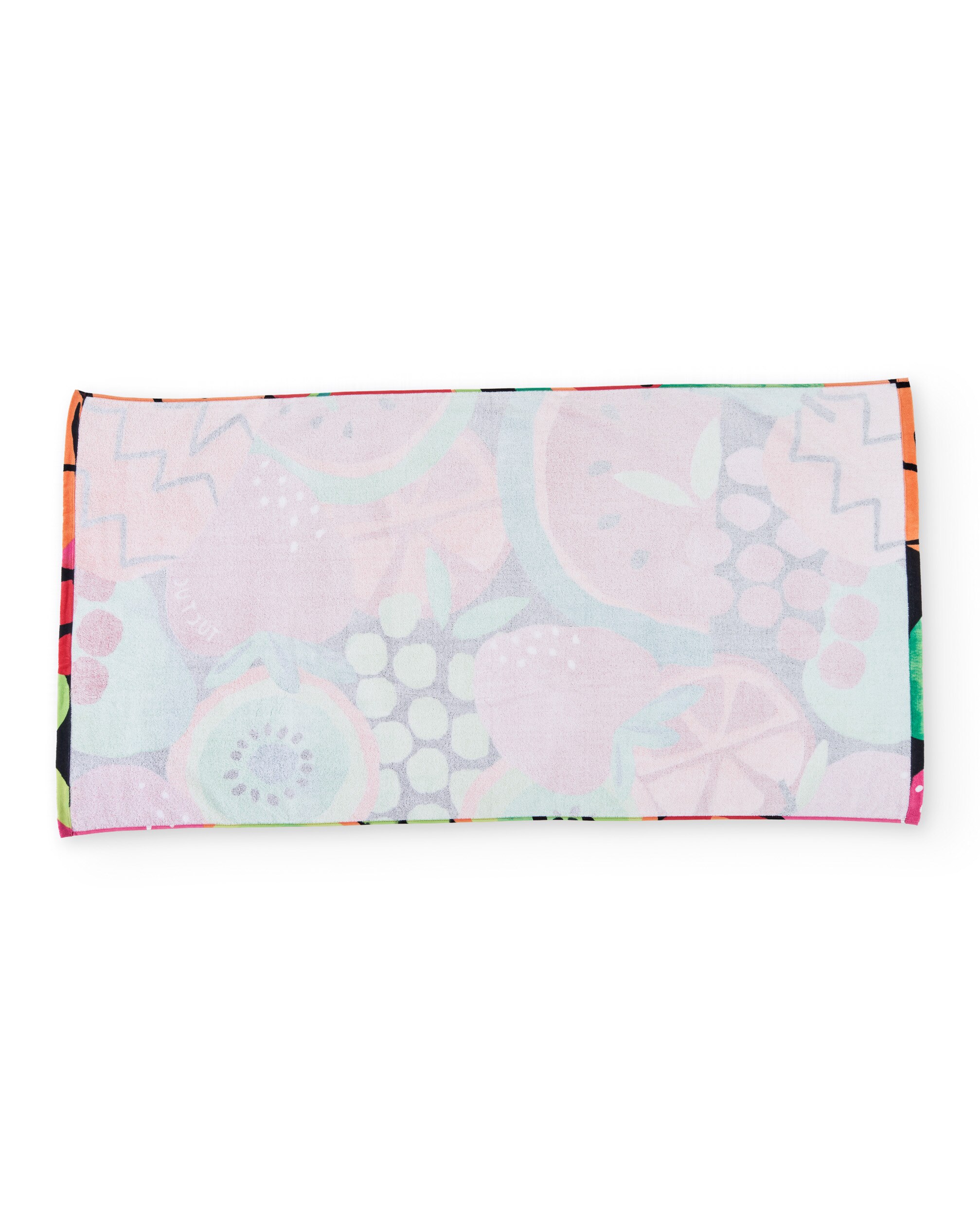Toalla de niña de punto con estampado de frutas - Tuc tuc - Rojo Rojo-3