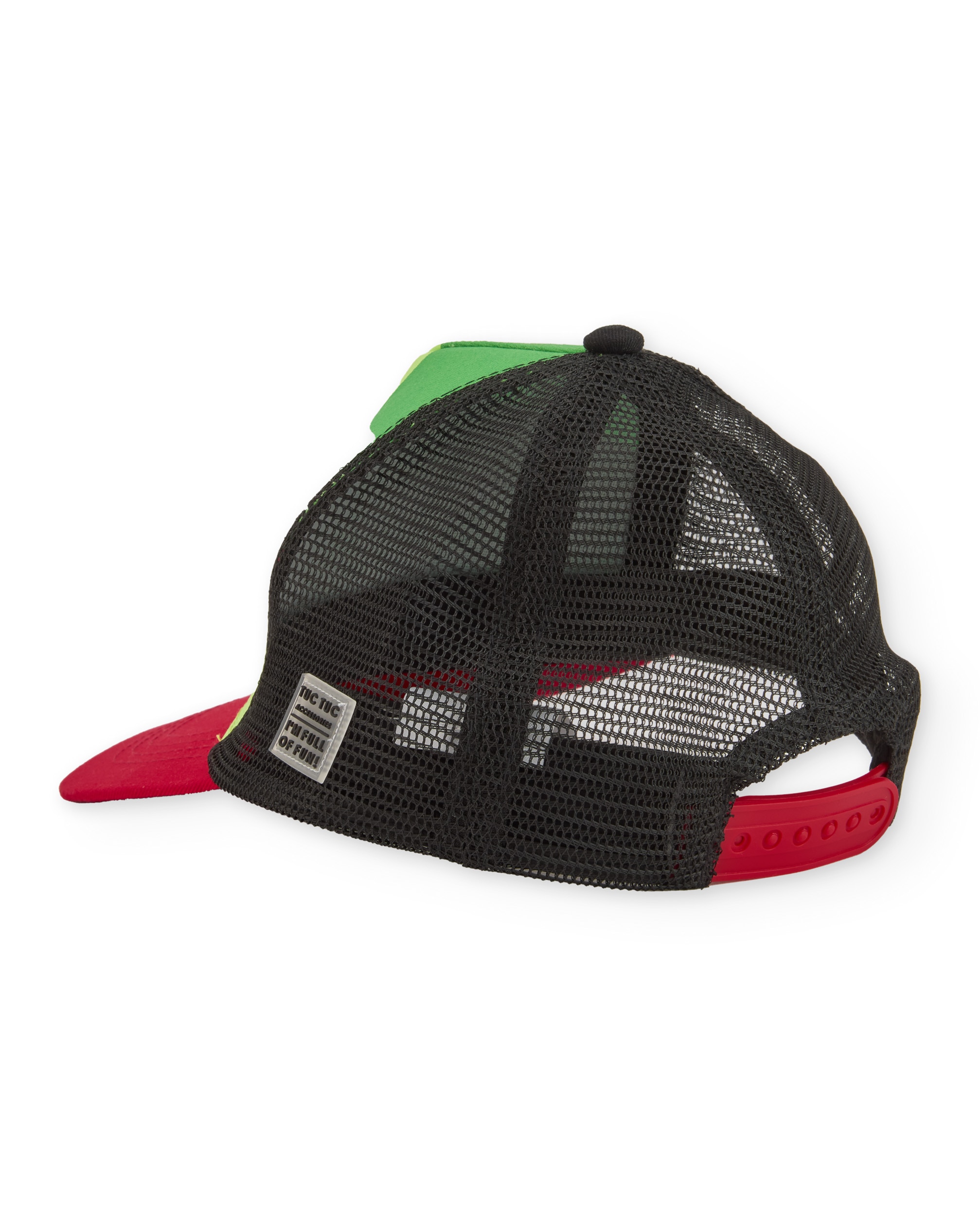 Gorra de niño plana con visera - Tuc tuc - Rojo / Verde Rojo / Verde-3