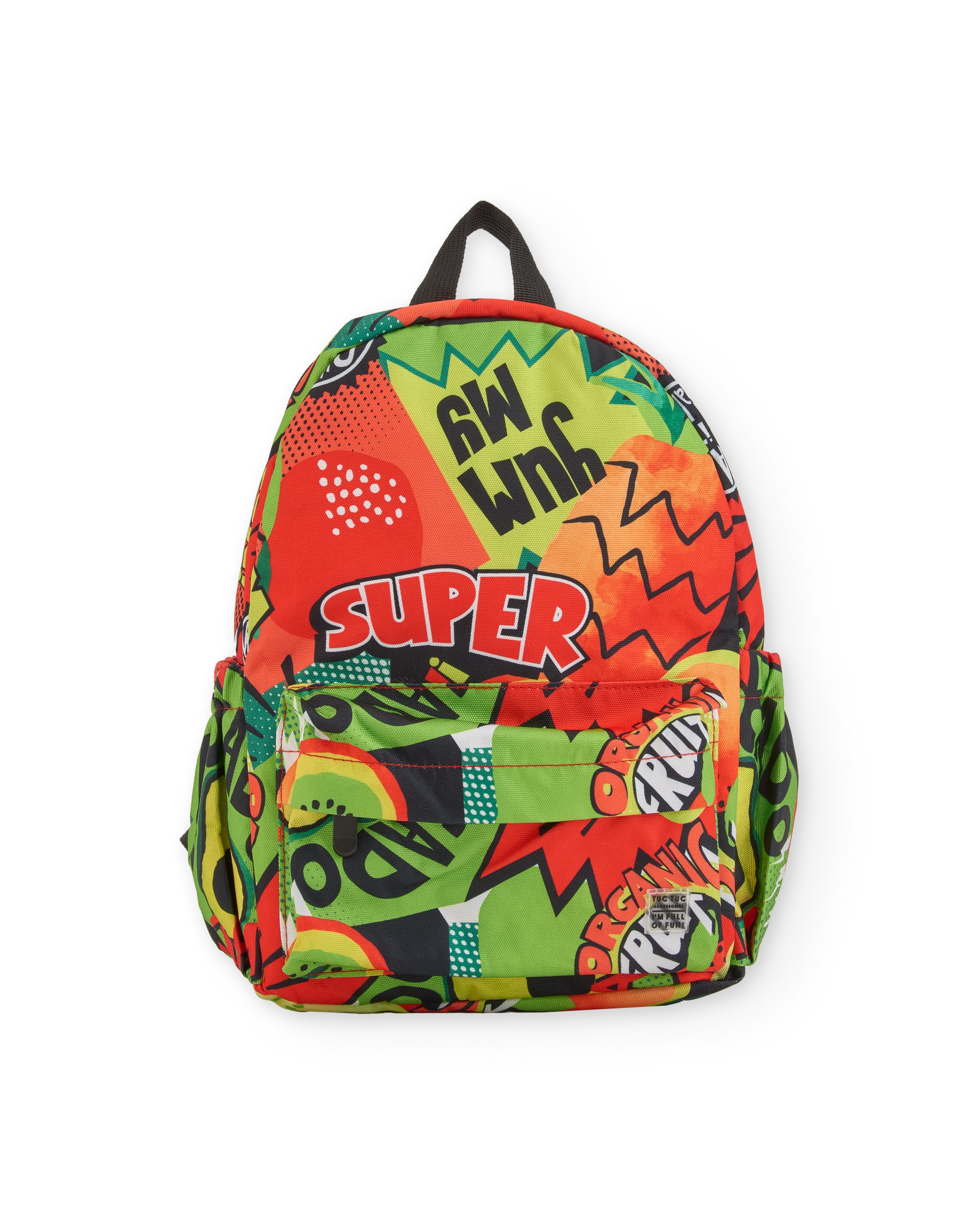 Imagen 0 de Mochila de niño de plana con múltiples bolsillos Rojo / Verde