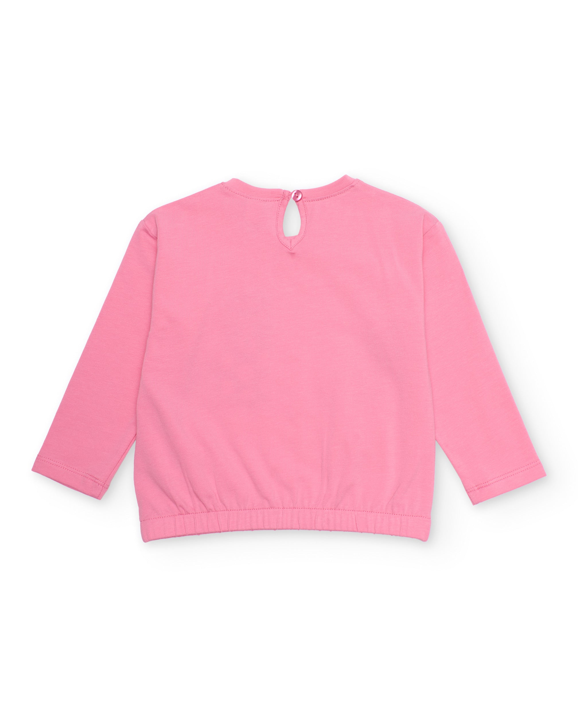 Imagen 2 de Camiseta de niña de punto y detalles de lentejuelas - Tuc tuc - Rosa Rosa
