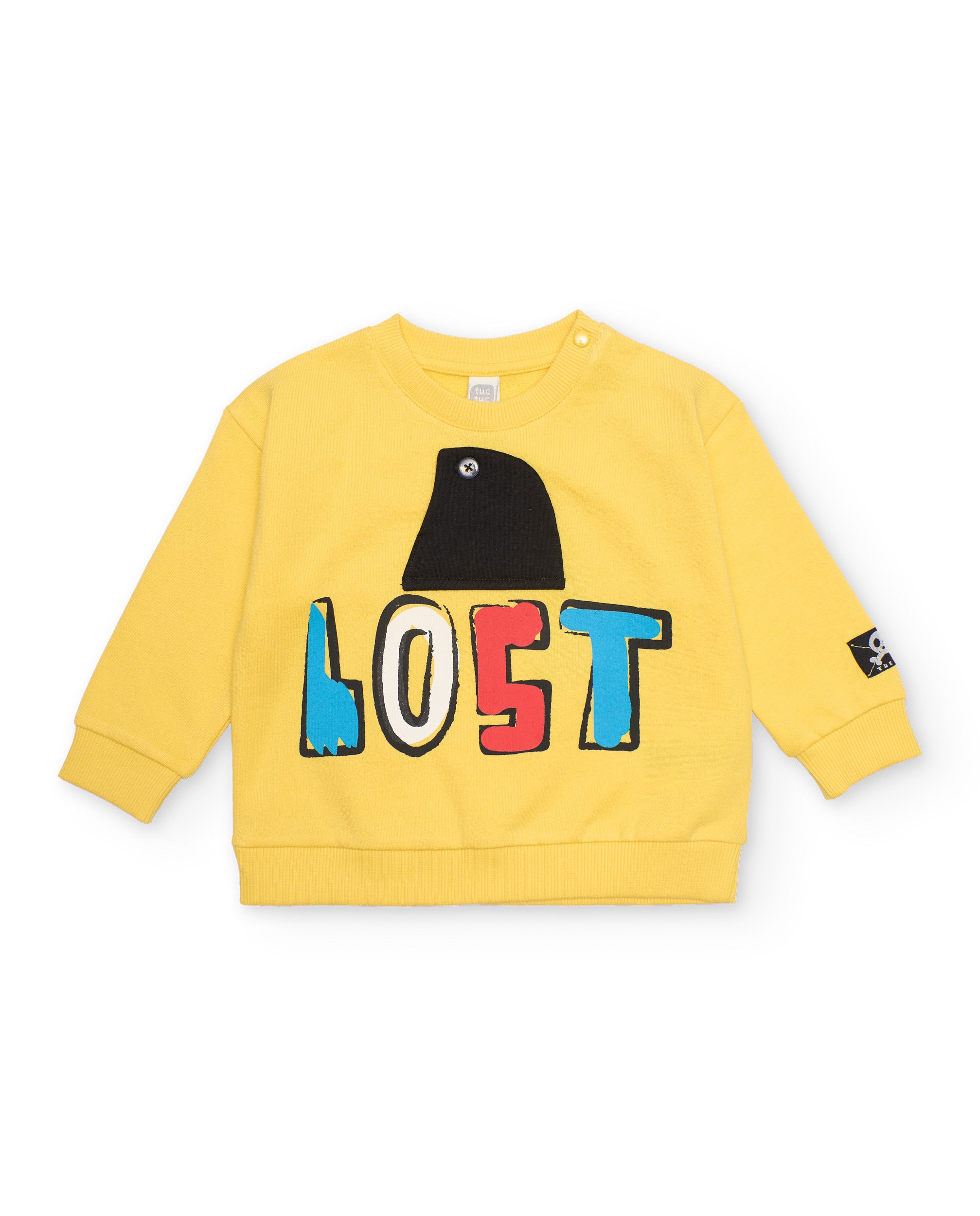 Sudadera de niño de punto con detalle en relieve - Tuc tuc - Amarillo Amarillo-3