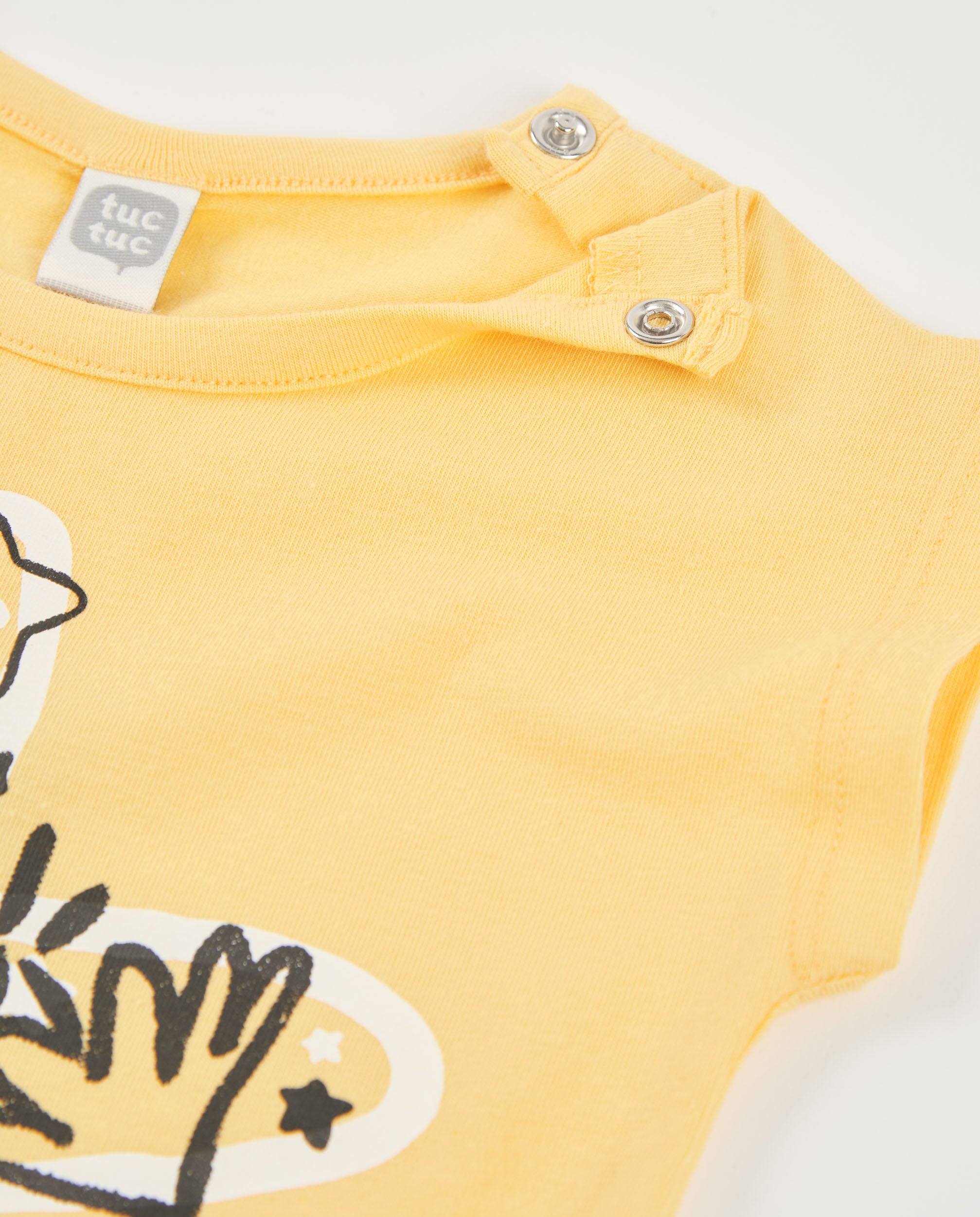 Imagen 4 de Camiseta de niña de punto con diseño estrellas de mar - Tuc tuc - Amarillo Amarillo