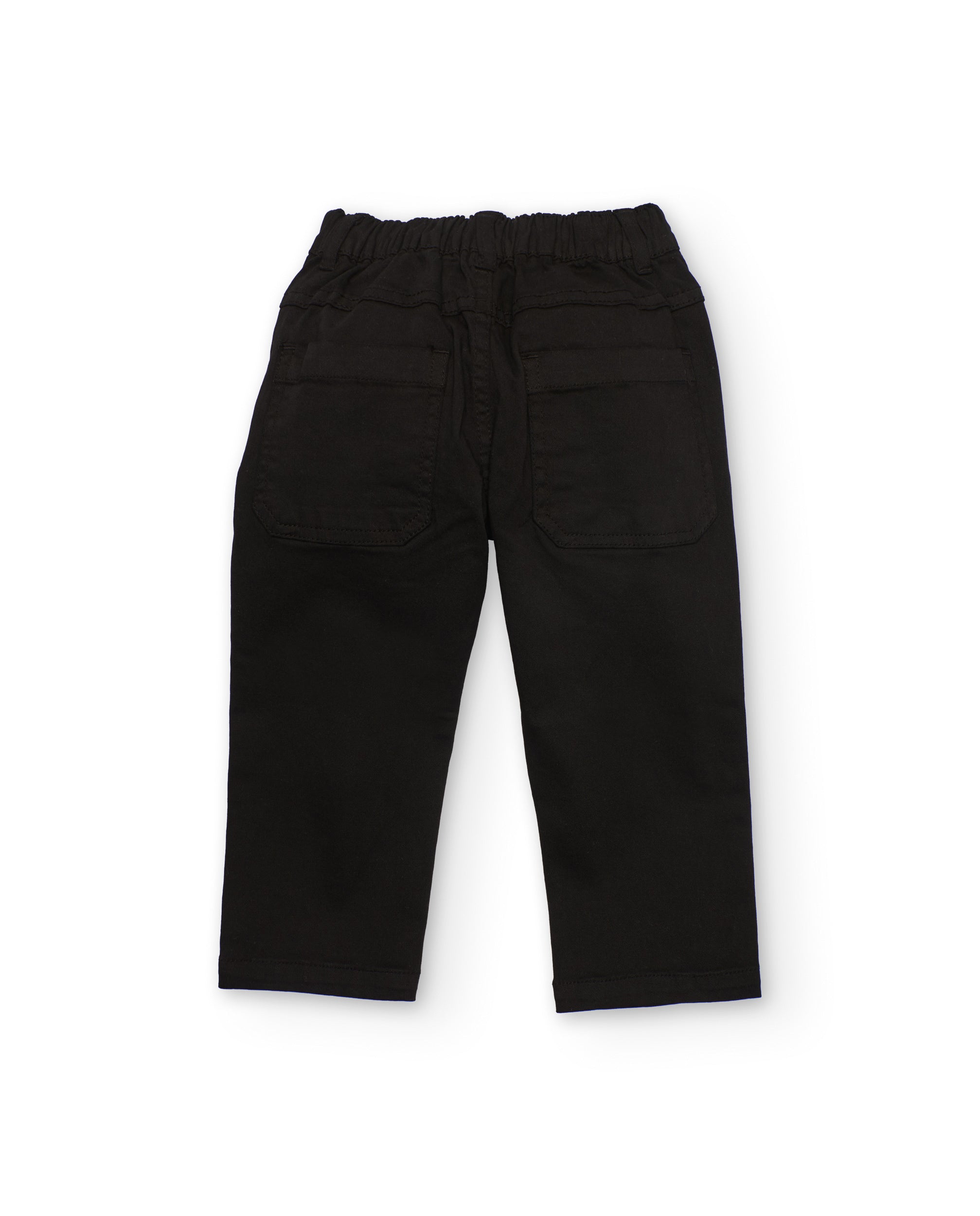 Pantalones de niño de plana con tejido resistente - Tuc tuc - Negro Negro-2
