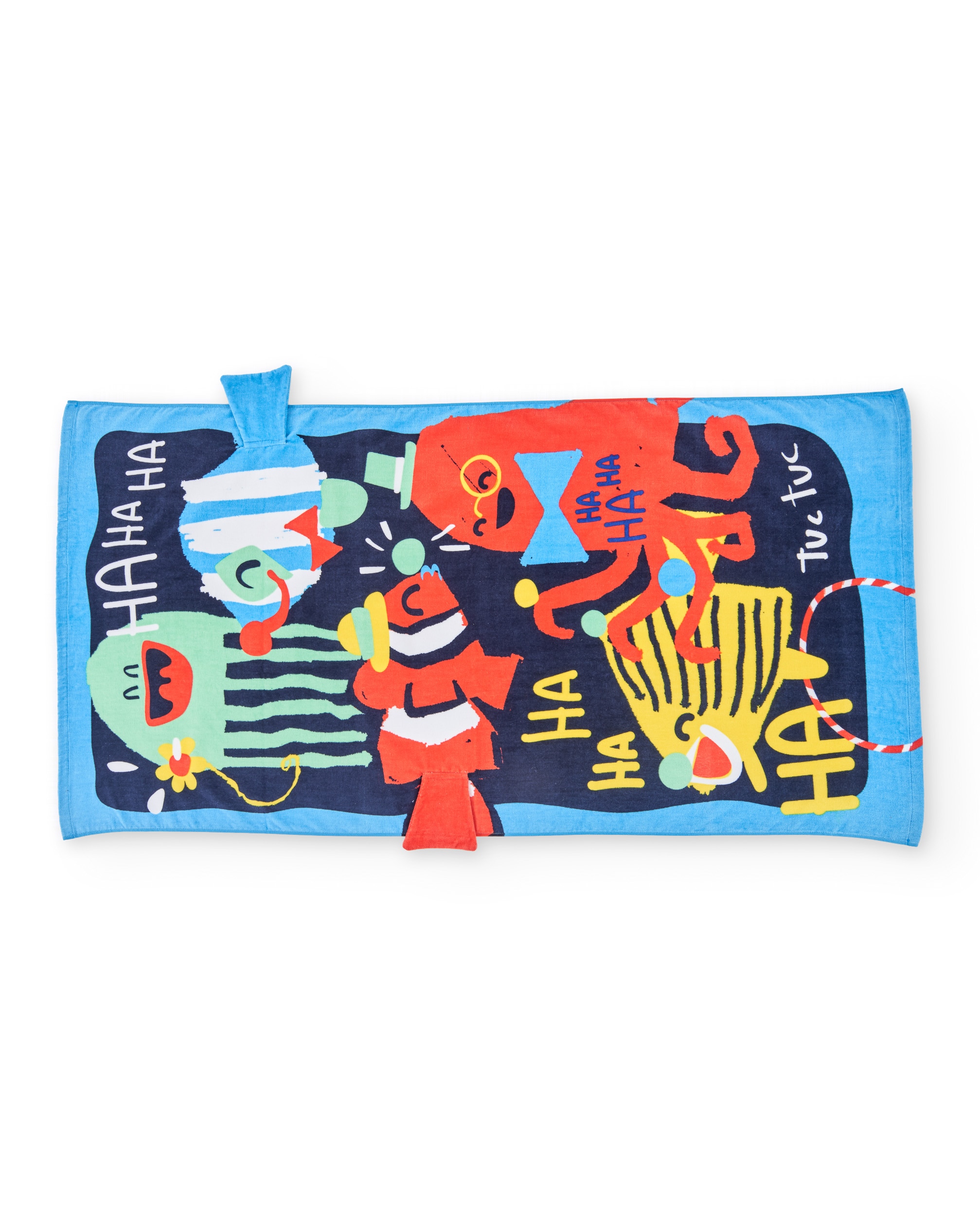 Imagen 0 de Toalla de niño de punto con detalles en relieve Azul