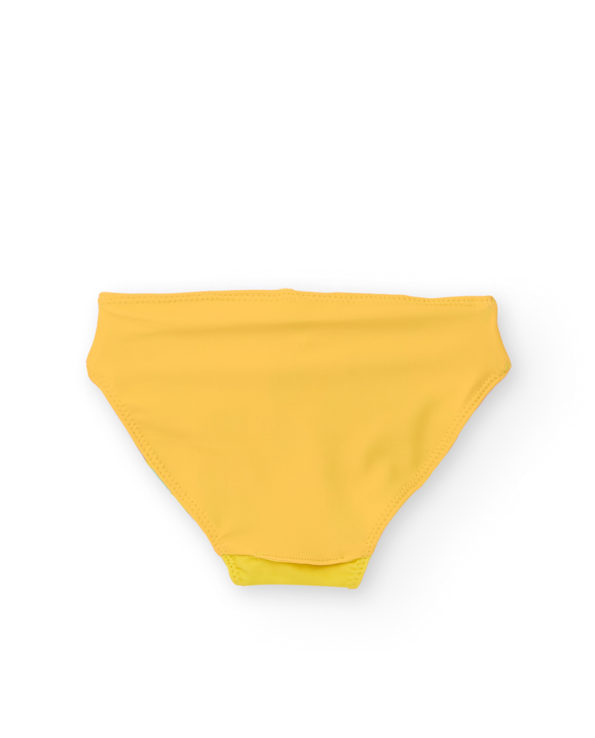 Culetín de niña de punto con diseño reversible - Tuc tuc - Amarillo Amarillo-3