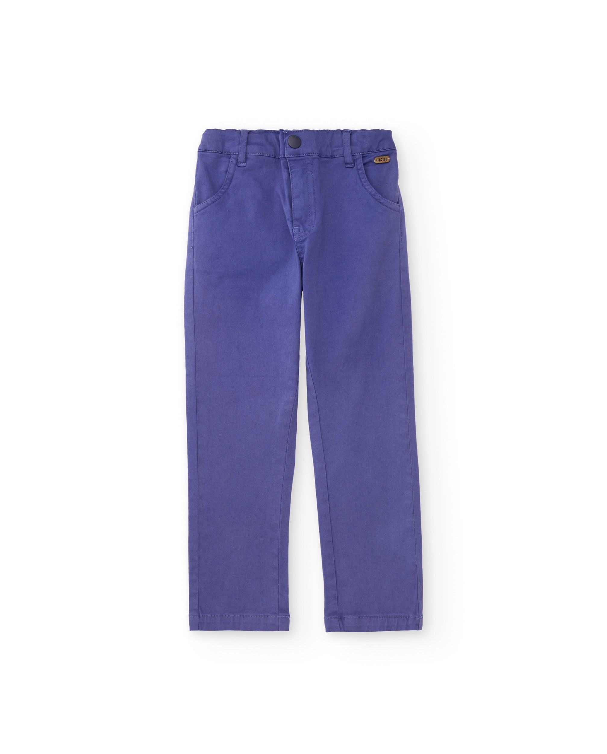 Pantalones de niño de plana y cintura ajustable - Tuc tuc - Lila Lila-3