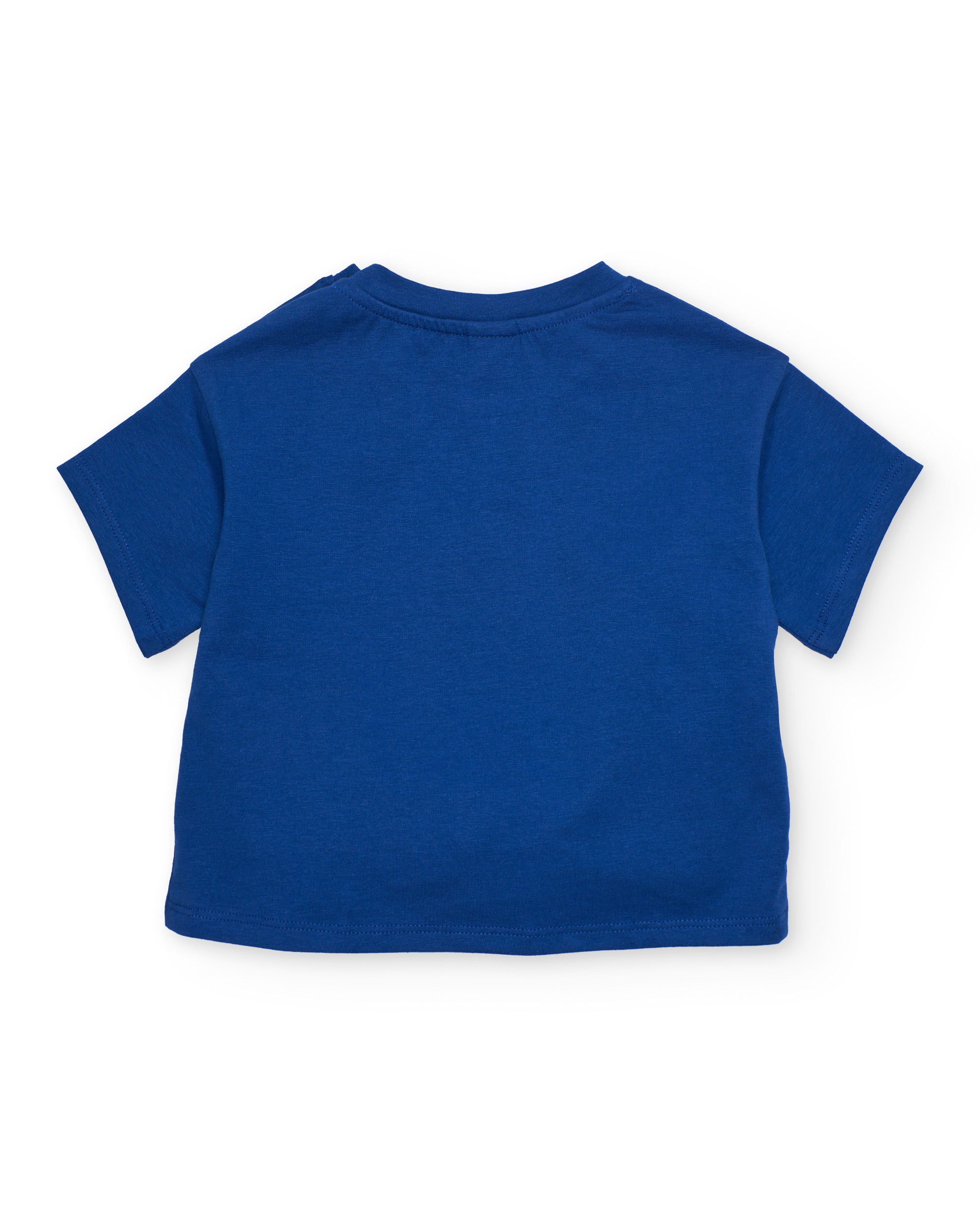 Imagen 2 de Camiseta de niña de punto y nudo decorativo en el bajo - Tuc tuc - Marino Marino