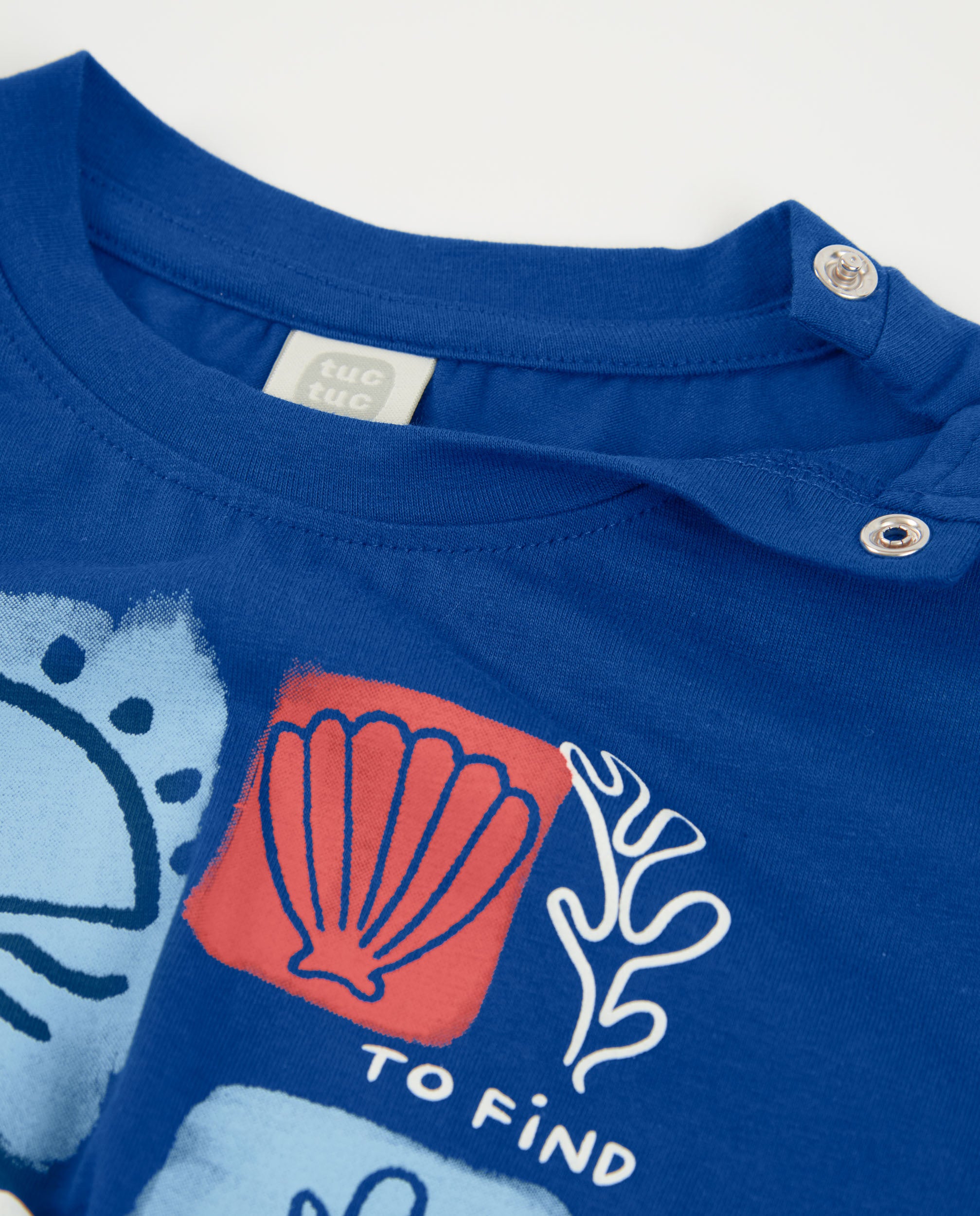 Imagen 4 de Camiseta de niña de punto y nudo decorativo en el bajo - Tuc tuc - Marino Marino