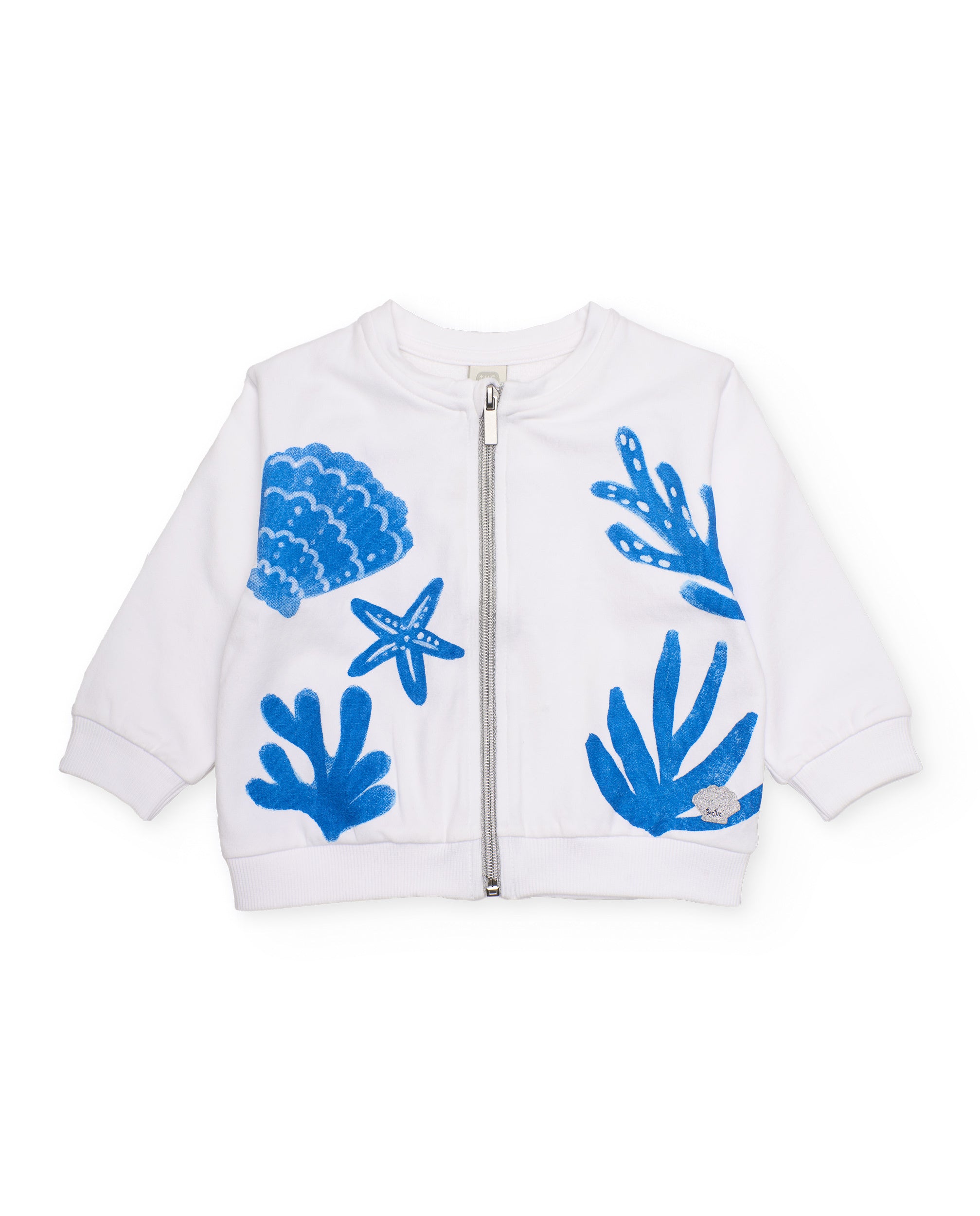 Sudadera de niña de punto con estampado marino - Tuc tuc - Blanco Blanco-3