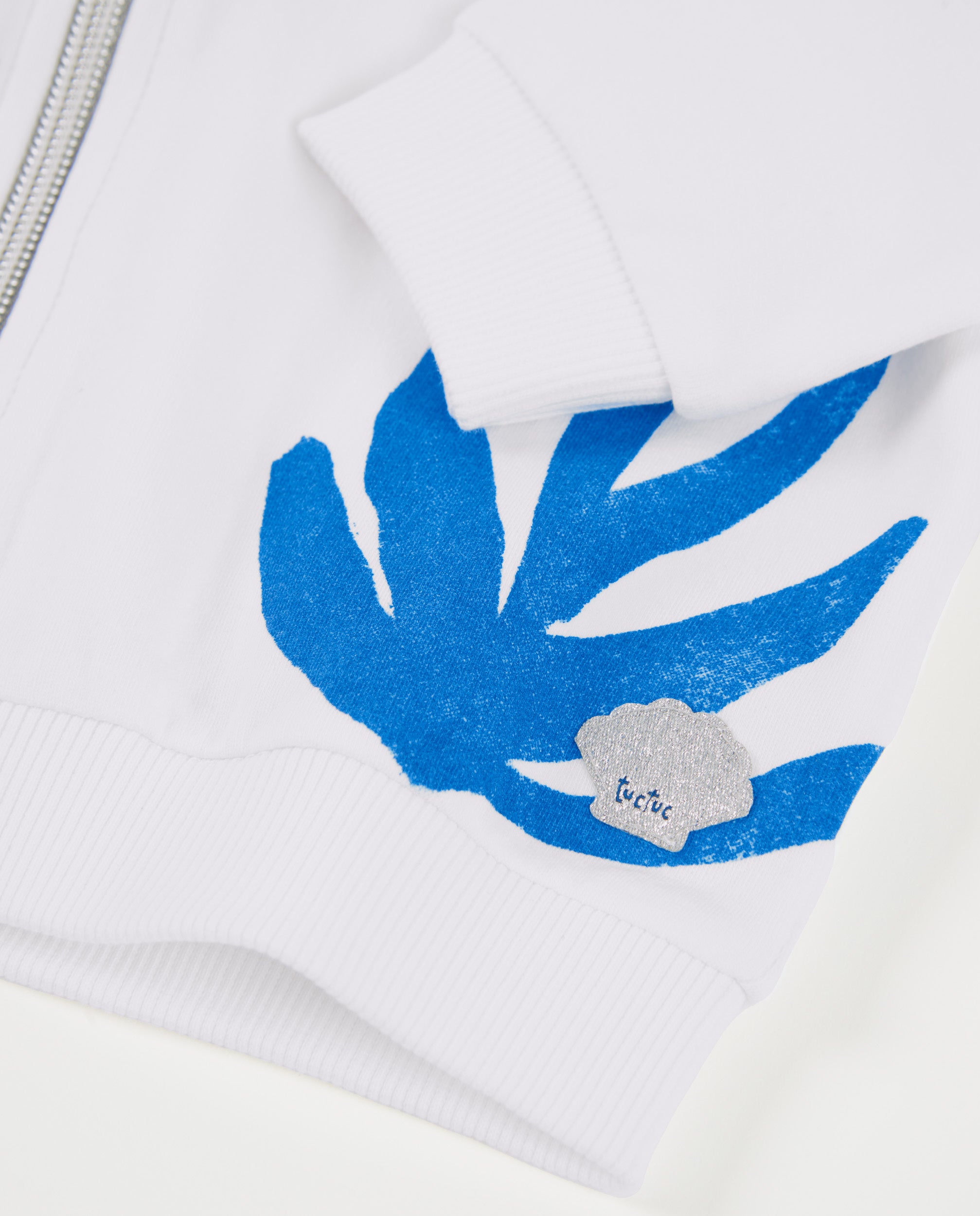 Sudadera de niña de punto con estampado marino - Tuc tuc - Blanco Blanco-5