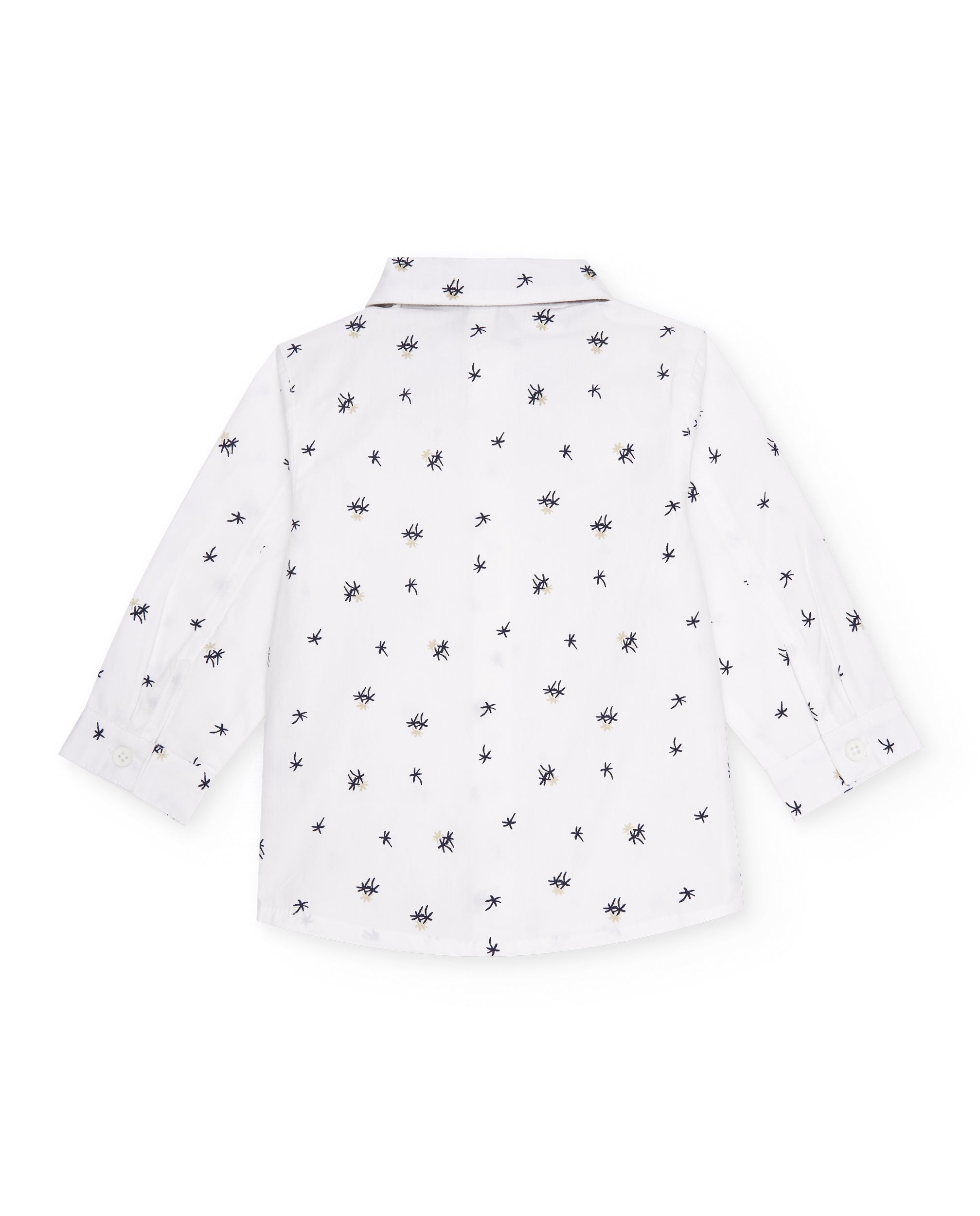 Camisa de niño de plana con pajarita desmontable - Tuc tuc - Blanco Blanco-2