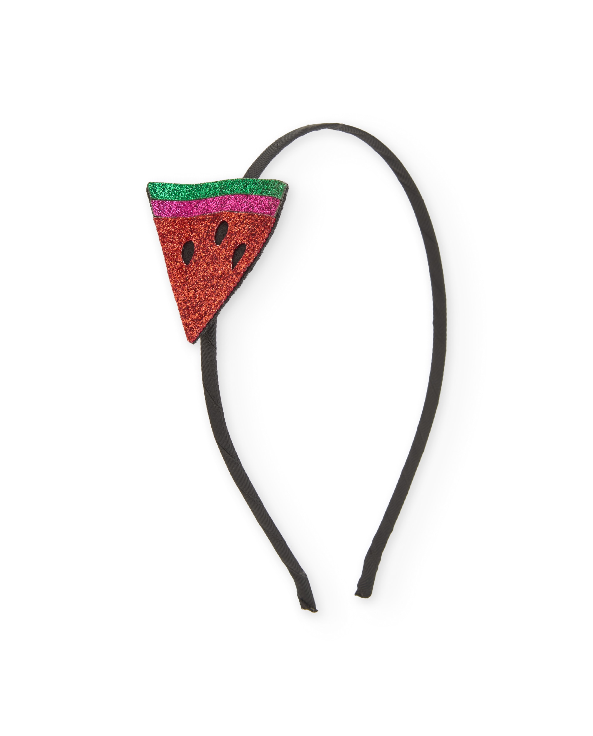 Accesorio para el pelo de niña de plana con aplique de sandía Negro / Rojo Tuc tuc Negro / Rojo-1