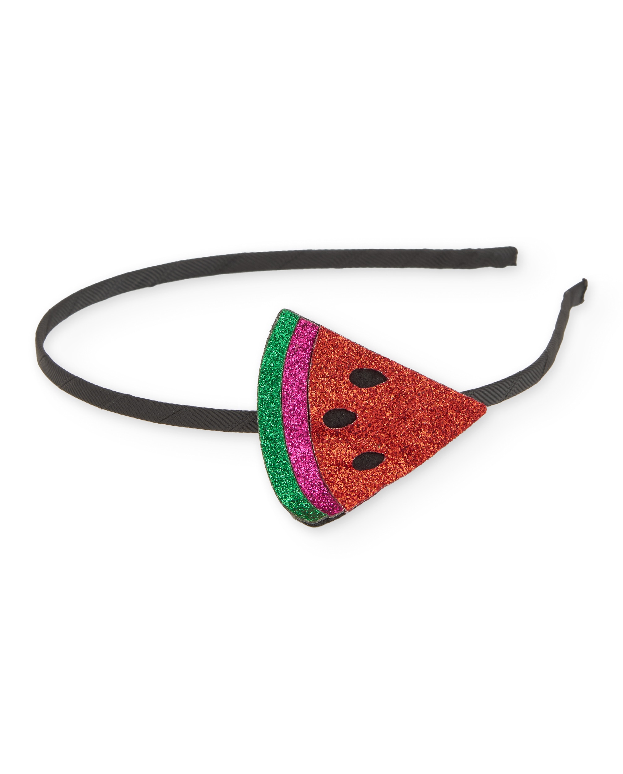Accesorio para el pelo de niña de plana con aplique de sandía Negro / Rojo Tuc tuc Negro / Rojo-3