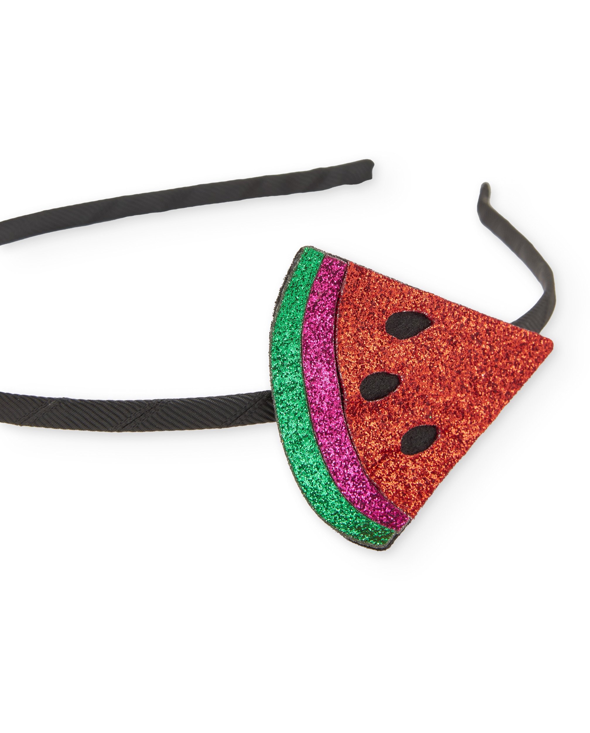 Accesorio para el pelo de niña de plana con aplique de sandía Negro / Rojo Tuc tuc Negro / Rojo-2