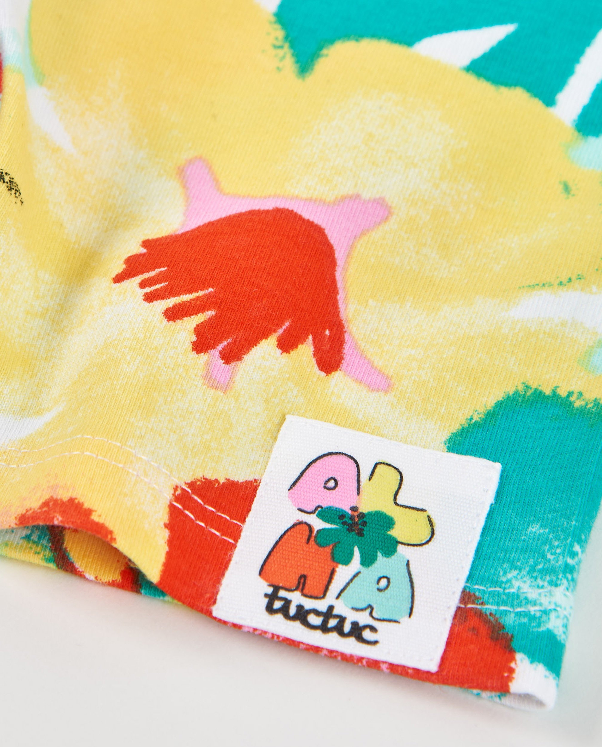 Leggings de niña de punto con estampado tropical - Tuc tuc - Multicolor Multicolor-2