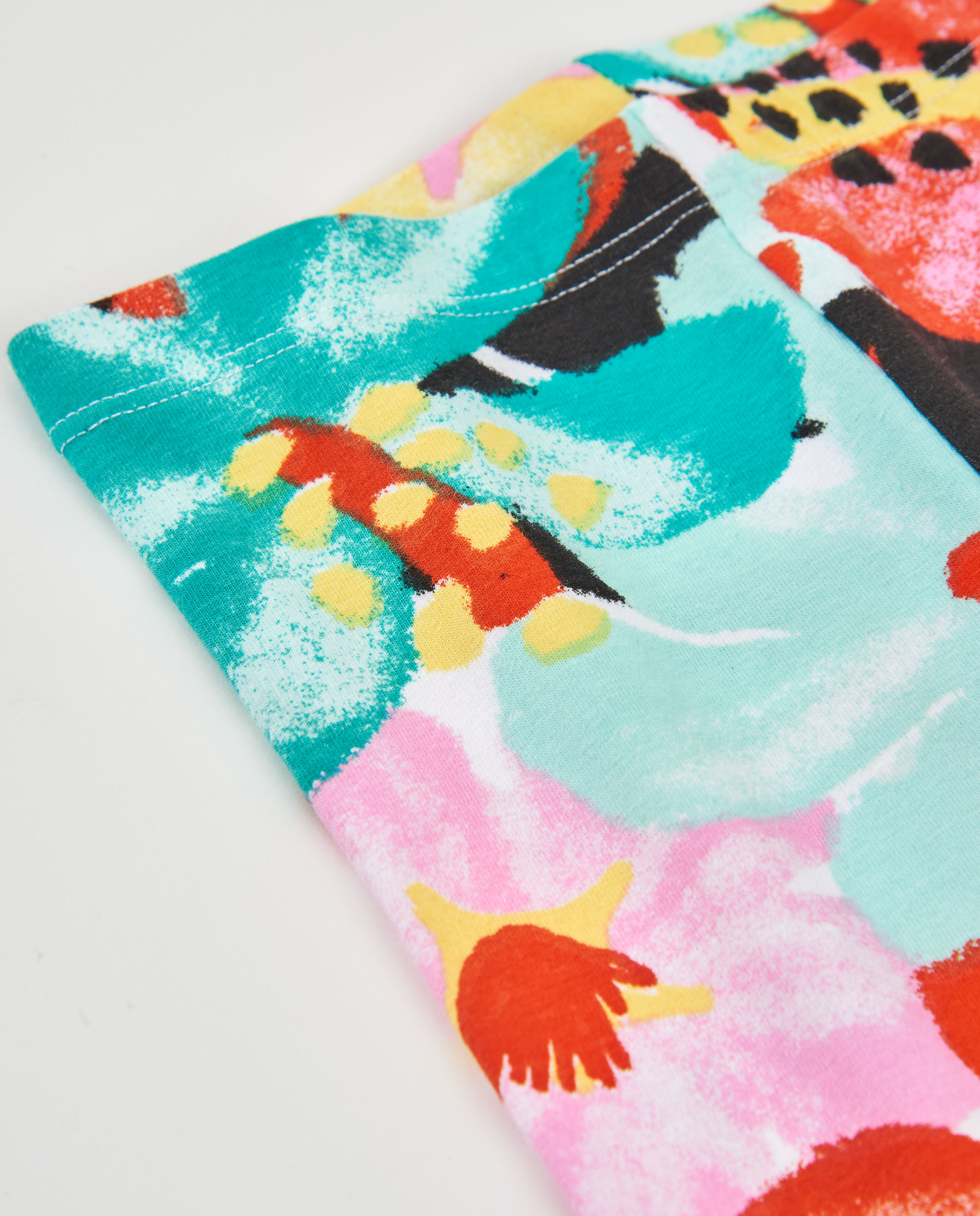 Leggings de niña de punto con estampado tropical - Tuc tuc - Multicolor Multicolor-4