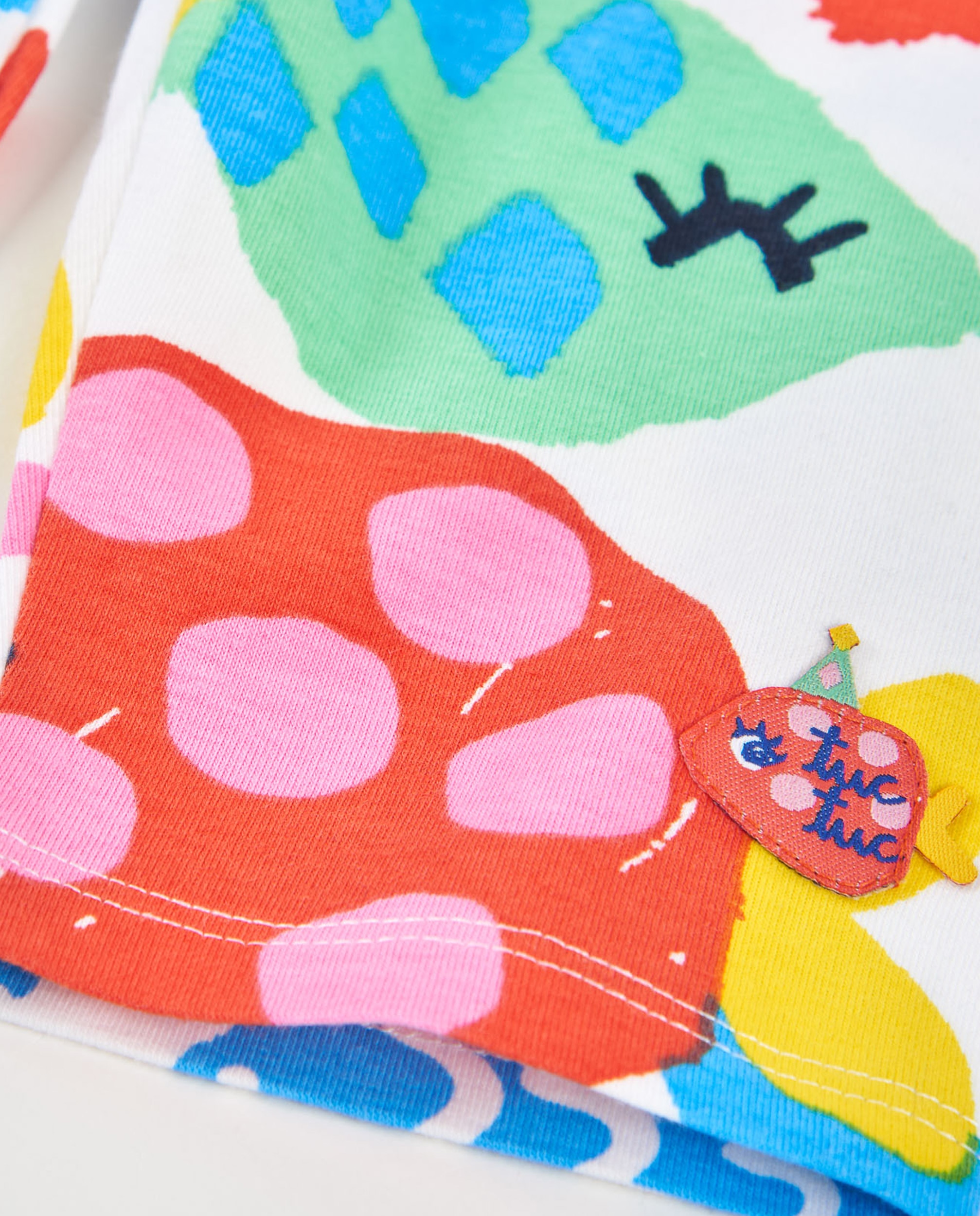 Leggings de niña de punto con estampado de peces - Tuc tuc - Multicolor Multicolor-4