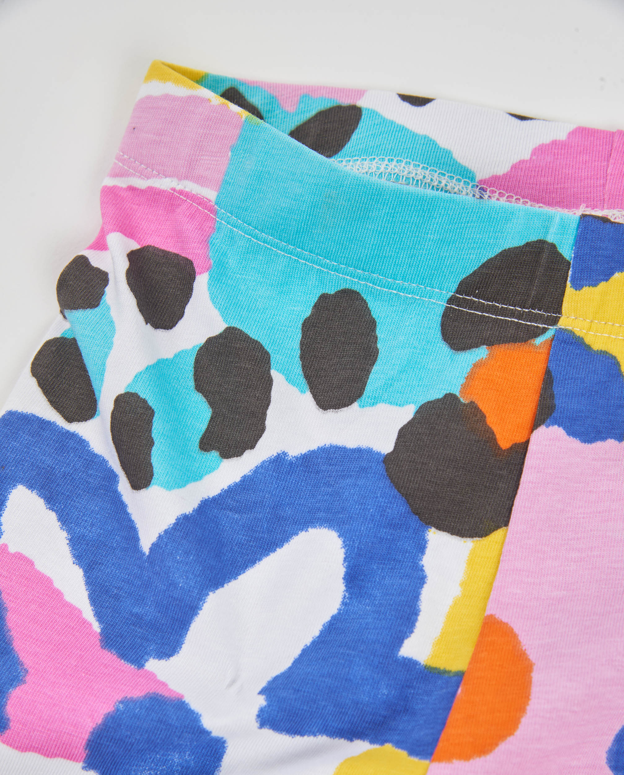 Leggings de niña de punto con estampado abstracto - Tuc tuc - Multicolor Multicolor-2