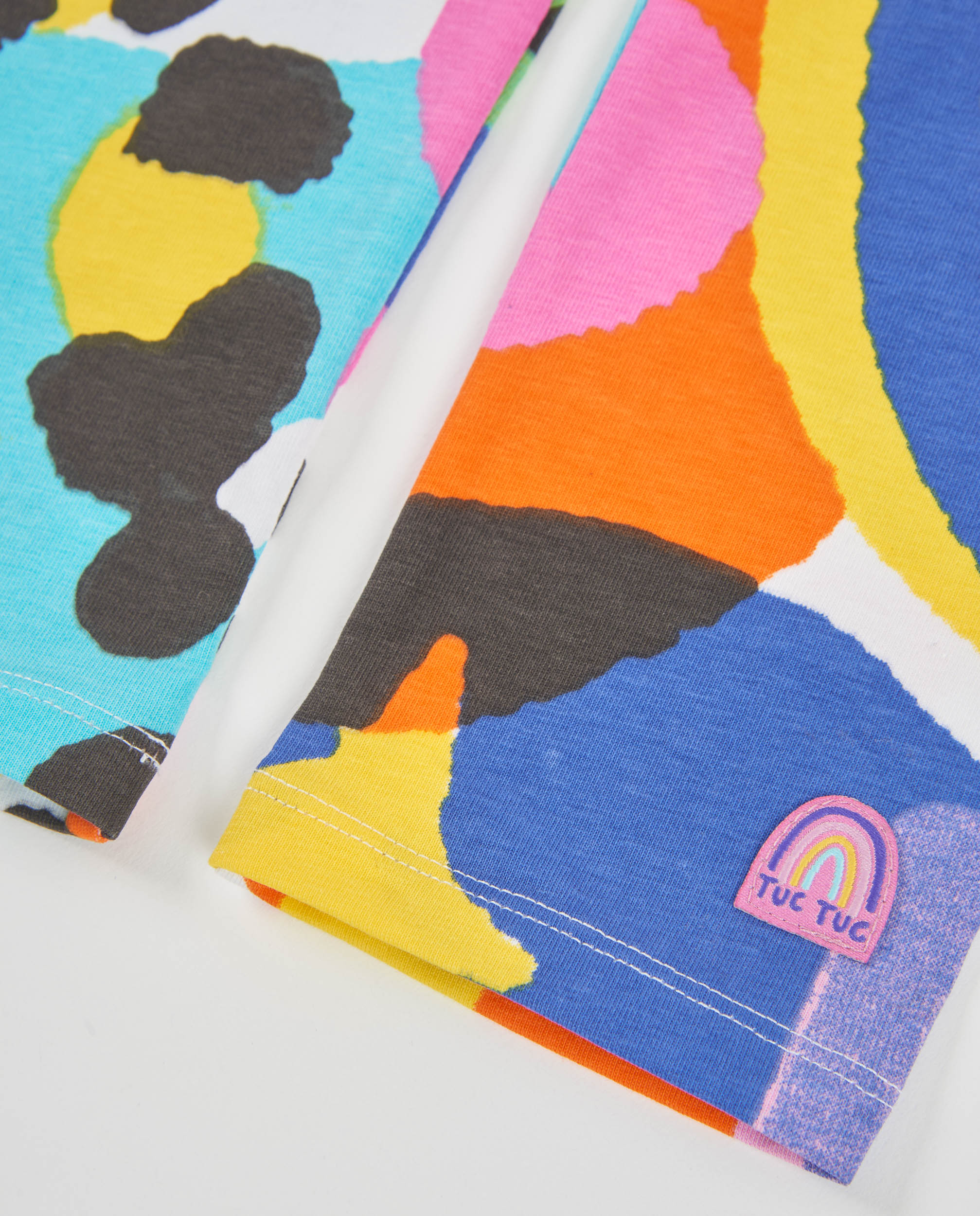 Leggings de niña de punto con estampado abstracto - Tuc tuc - Multicolor Multicolor-4