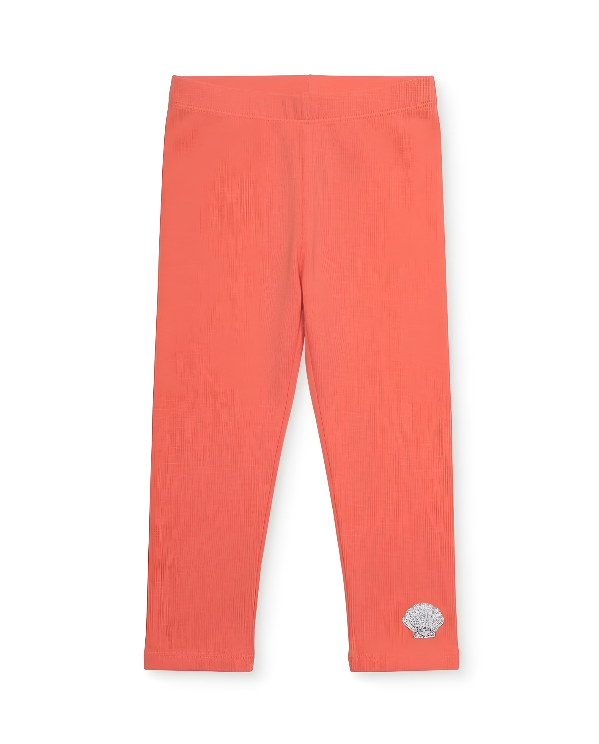 Imagen 0 de Leggings de niña de punto con detalle de concha Rosa