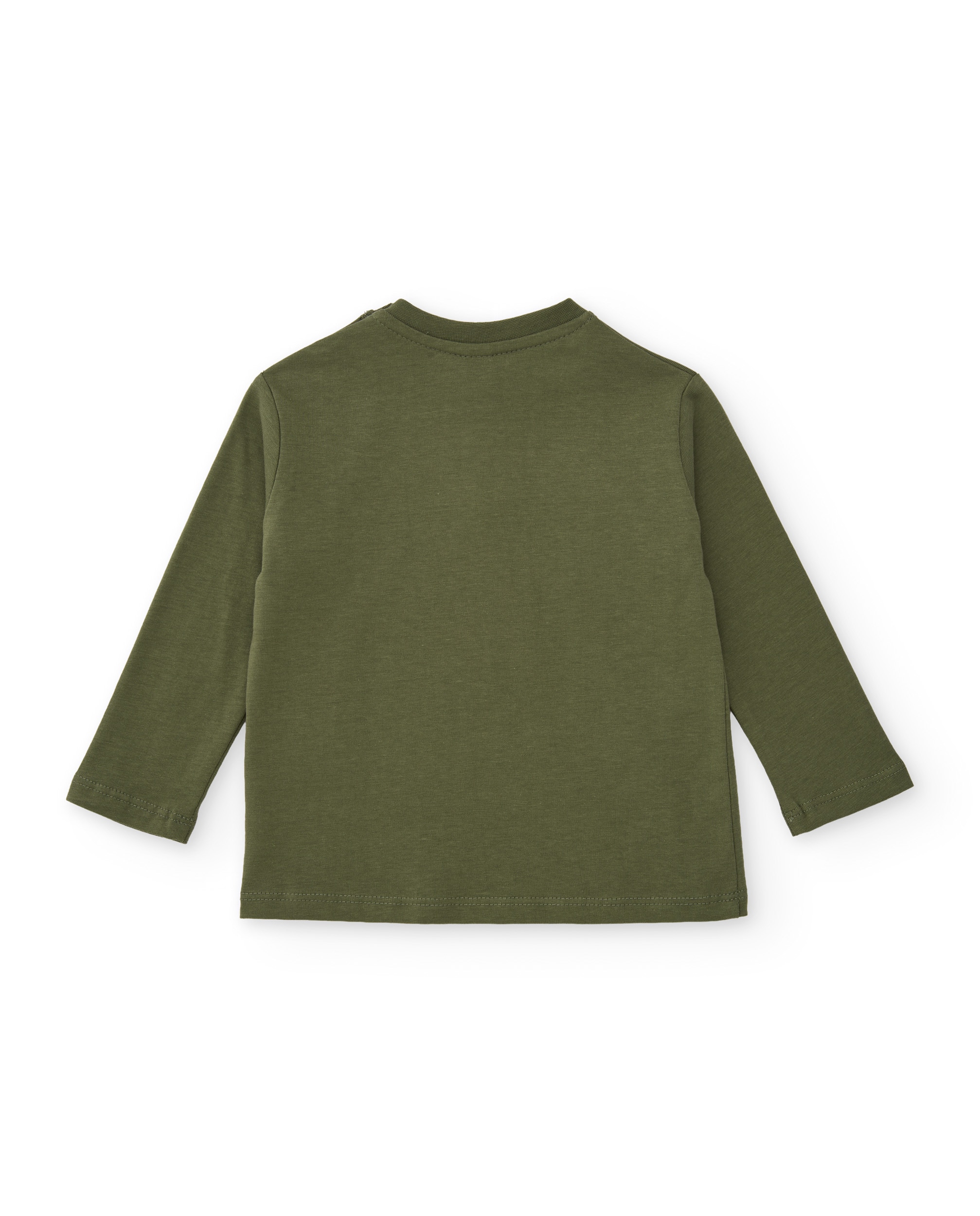 Camiseta de niño de punto con estampado de dinosaurios - Tuc tuc - Verde Oliva Verde Oliva-3
