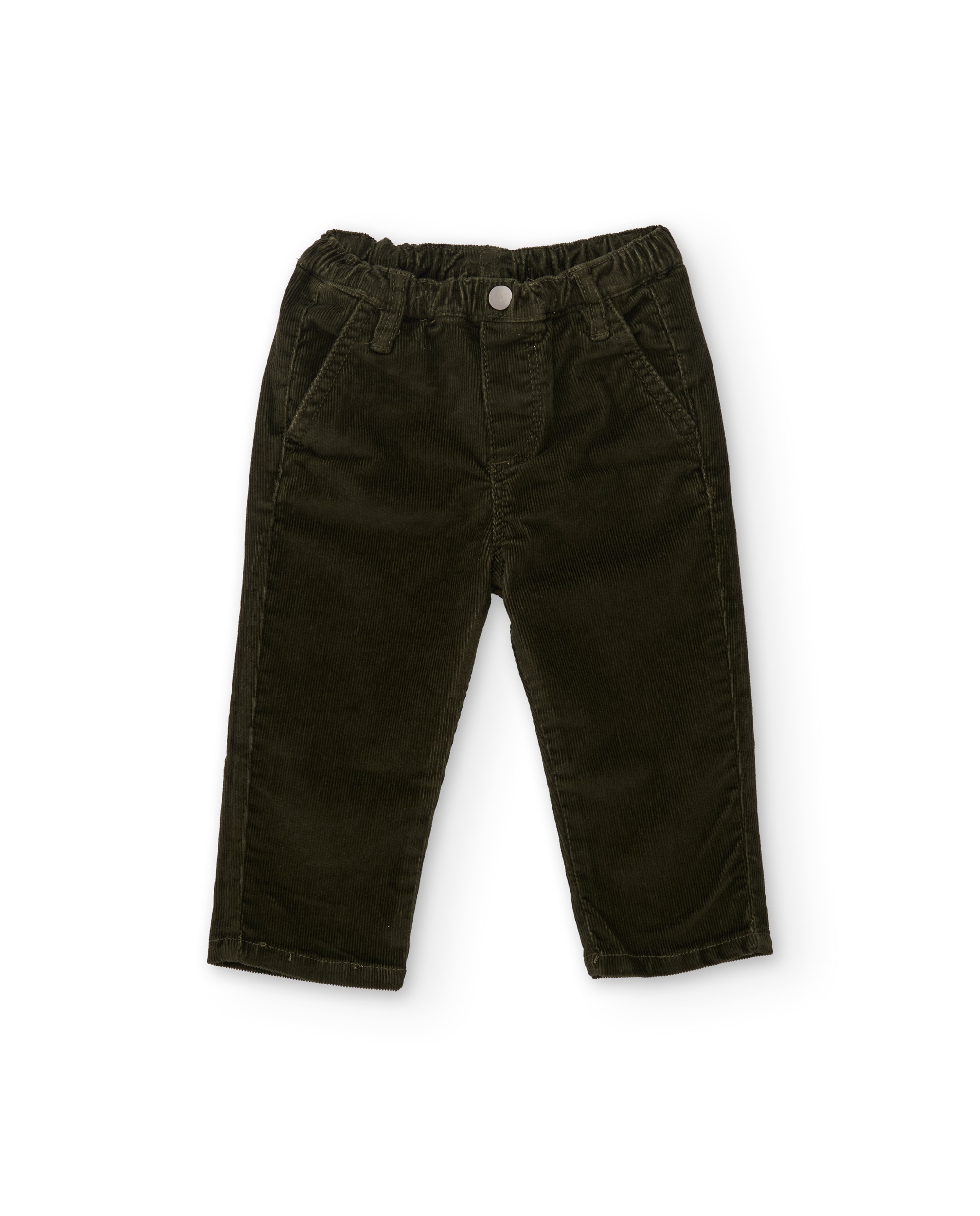 Pantalón de niño de pana con cinturilla ajustable - Tuc tuc - Verde Oliva Verde Oliva-1