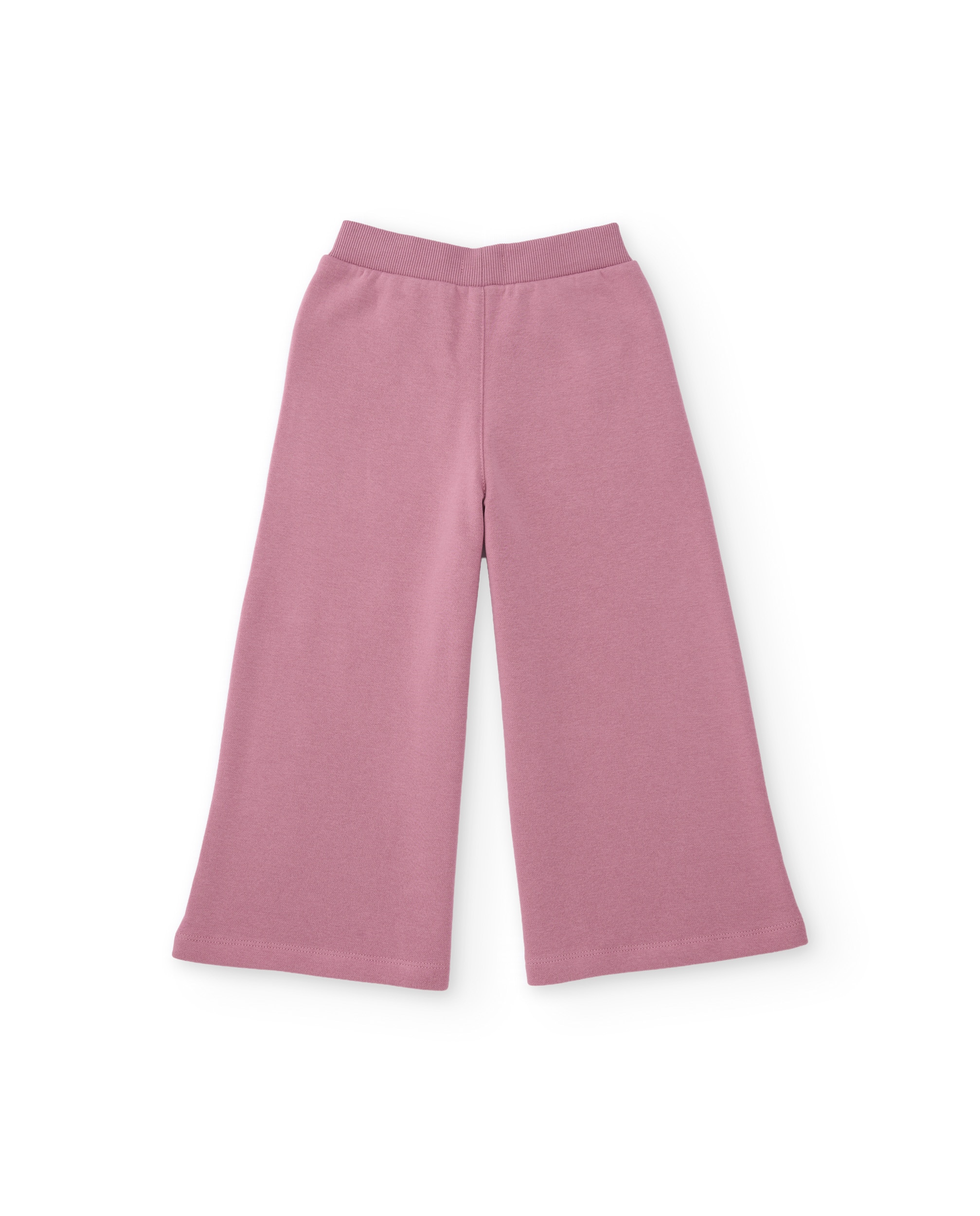 Imagen 3 de Pantalón de niña de punto con corte ancho y cintura elástica - Tuc tuc - Rosa Rosa