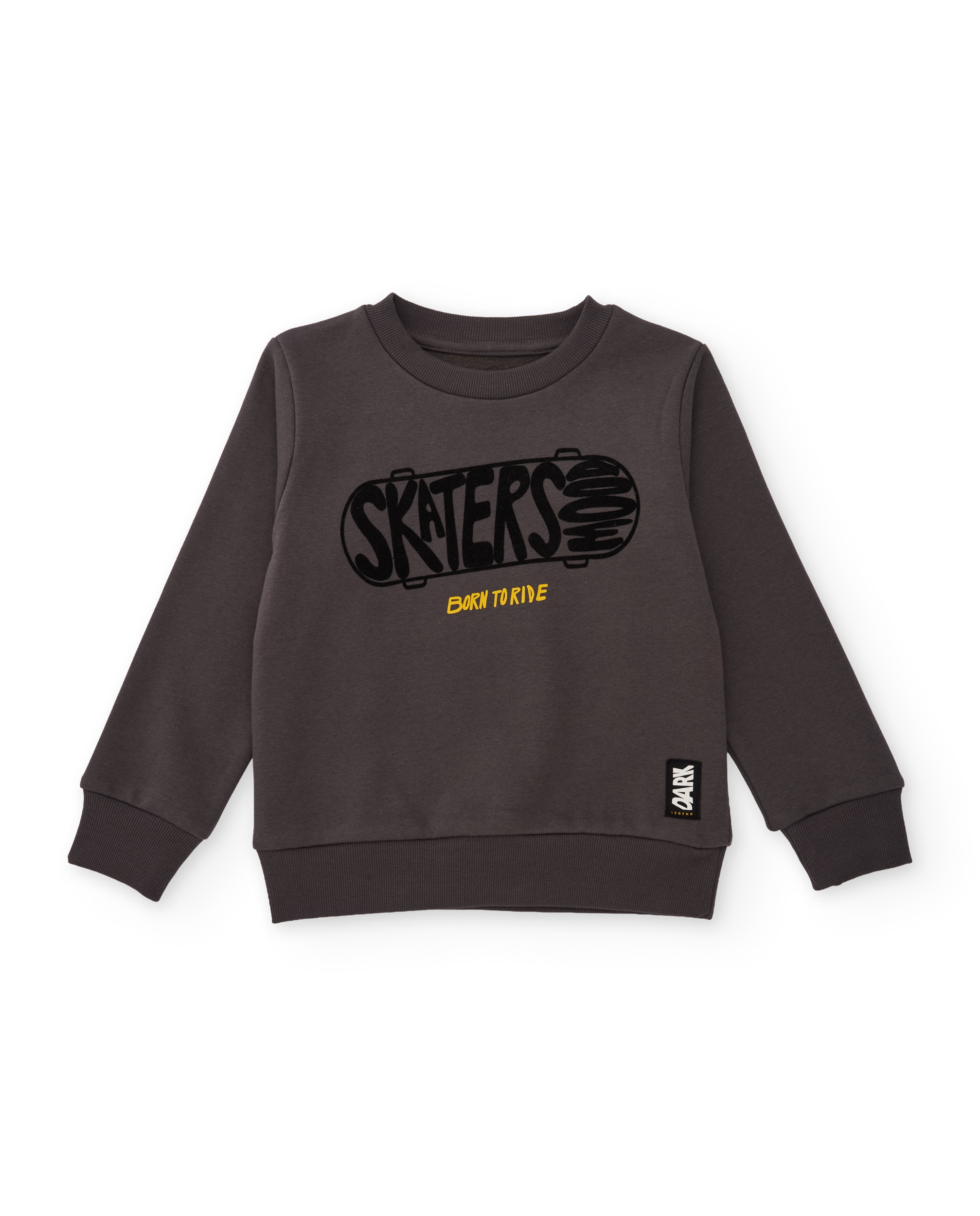 Imagen 4 de Conjunto de niño de punto con sudadera de skate y pantalón cargo - Tuc tuc - Gris oscuro Gris oscuro