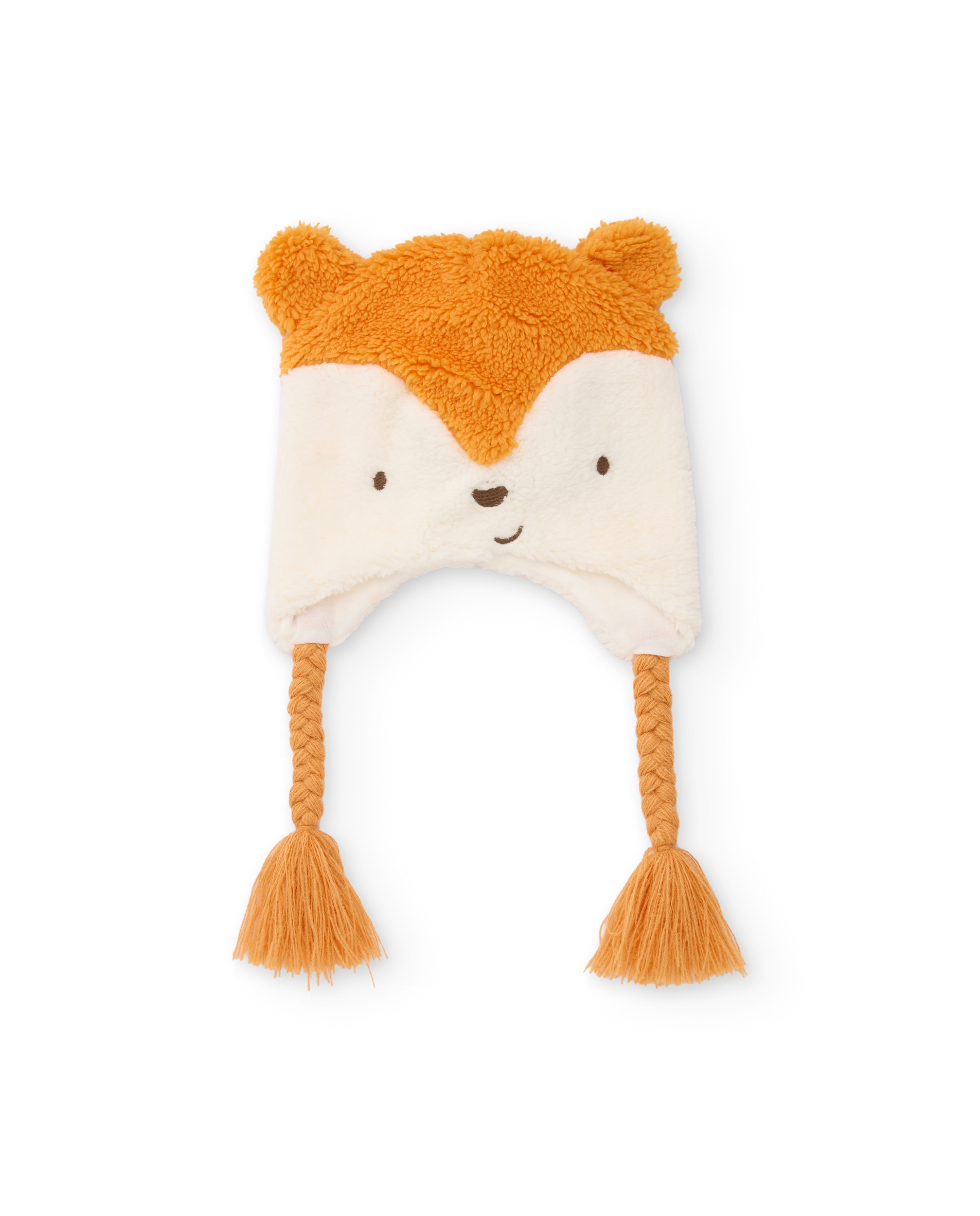 Gorro de bebé en tricot con orejas diseño animal - Tuc tuc - Naranja Naranja-1