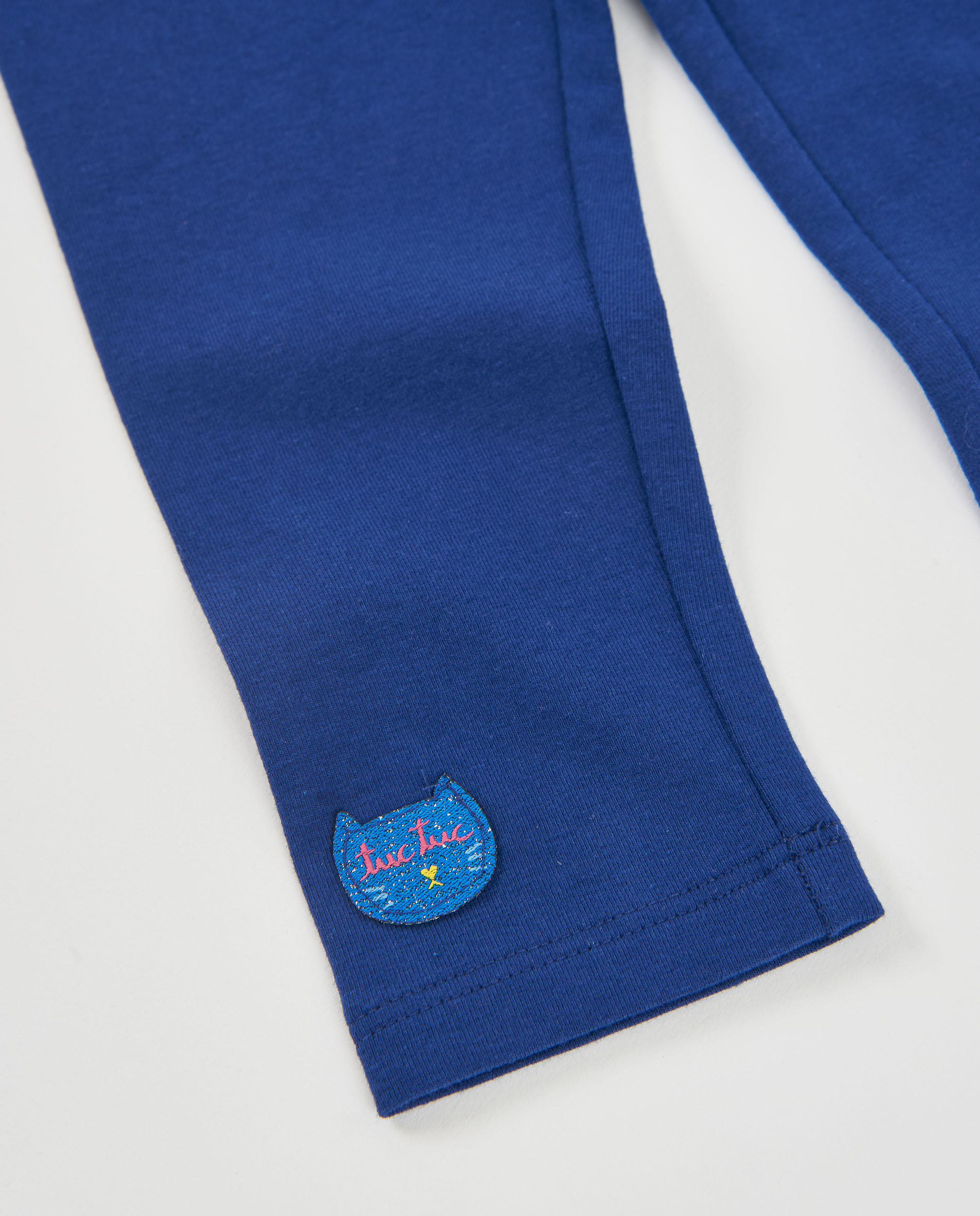 Legging de niña de punto con cintura elástica y tejido suave - Tuc tuc - Azul marino Azul marino-4