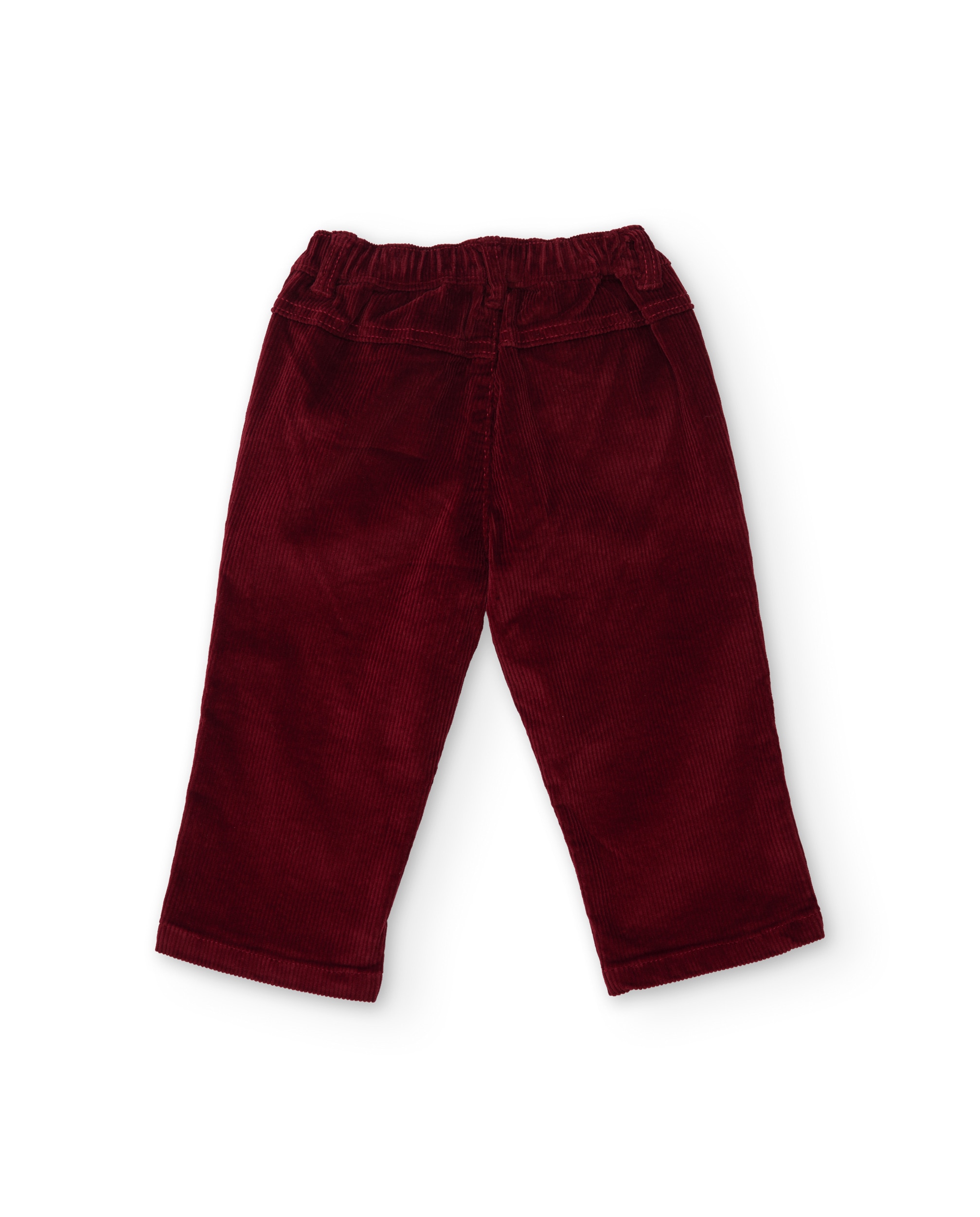 Imagen 3 de Pantalón de niño de pana con tacto suave y ajuste elástico - Tuc tuc - Burdeos Burdeos