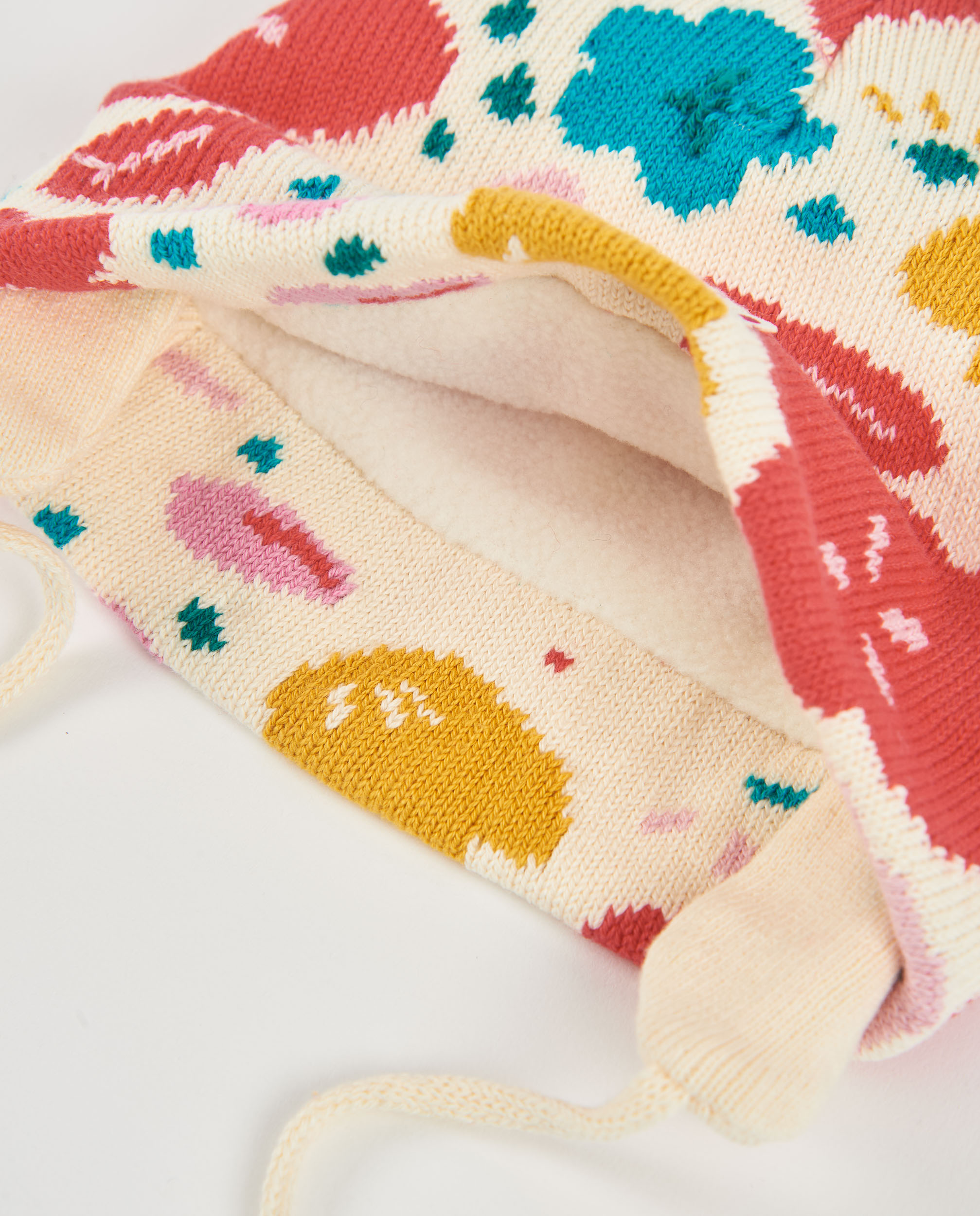 Gorro de bebé de tricot con estampado floral - Tuc tuc - Multicolor Multicolor-4