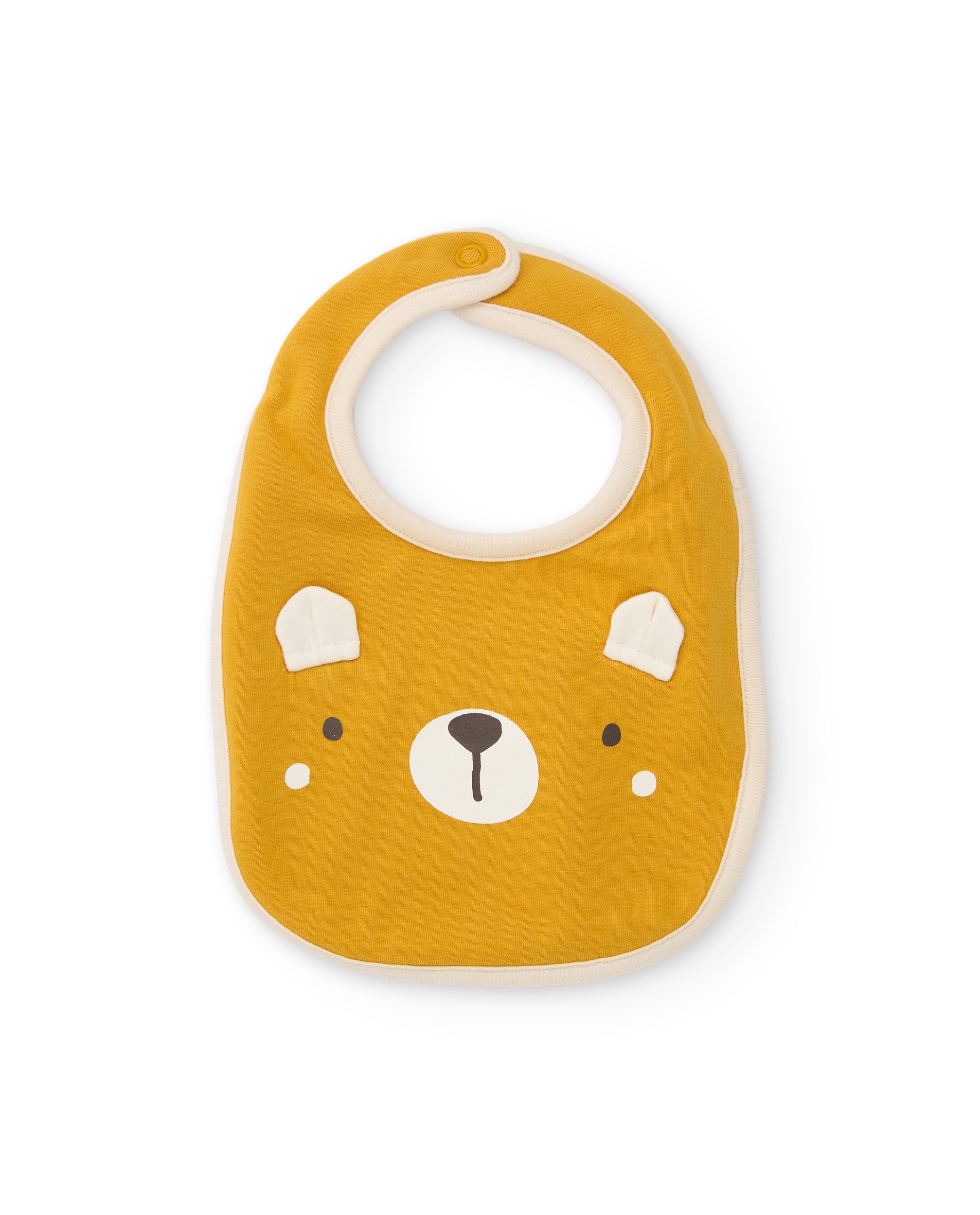 Pack de baberos de bebé de algodón y diseño animal - Tuc tuc - Mostaza Mostaza-3