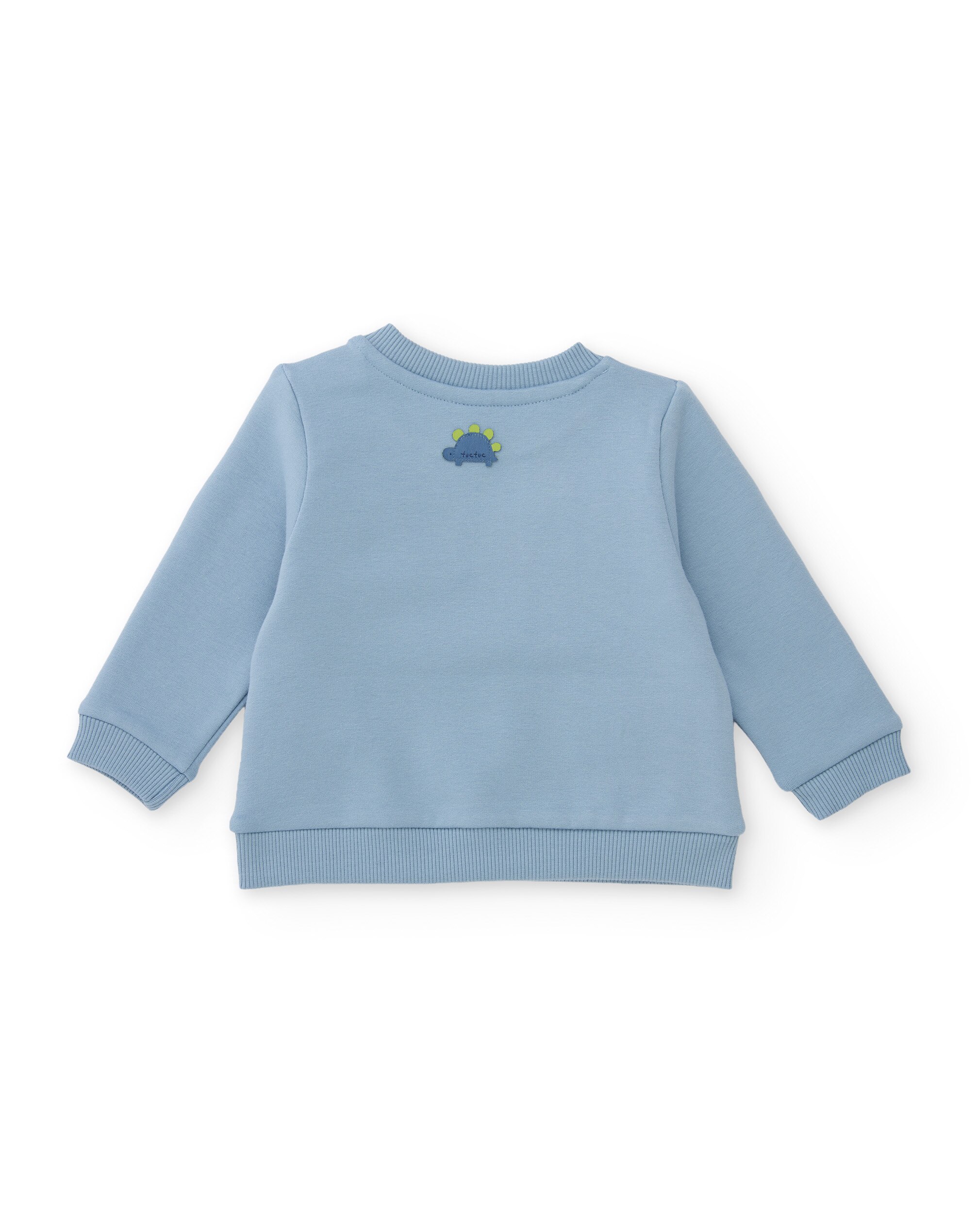 Conjunto de felpa de bebé con dinosaurio en relieve - Tuc tuc - Azul claro Azul claro-2