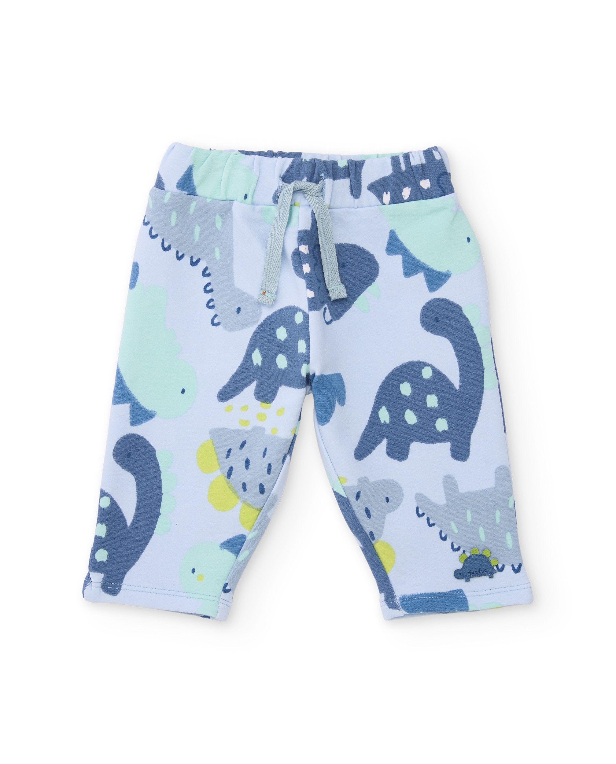 Conjunto de felpa de bebé con dinosaurio en relieve - Tuc tuc - Azul claro Azul claro-4
