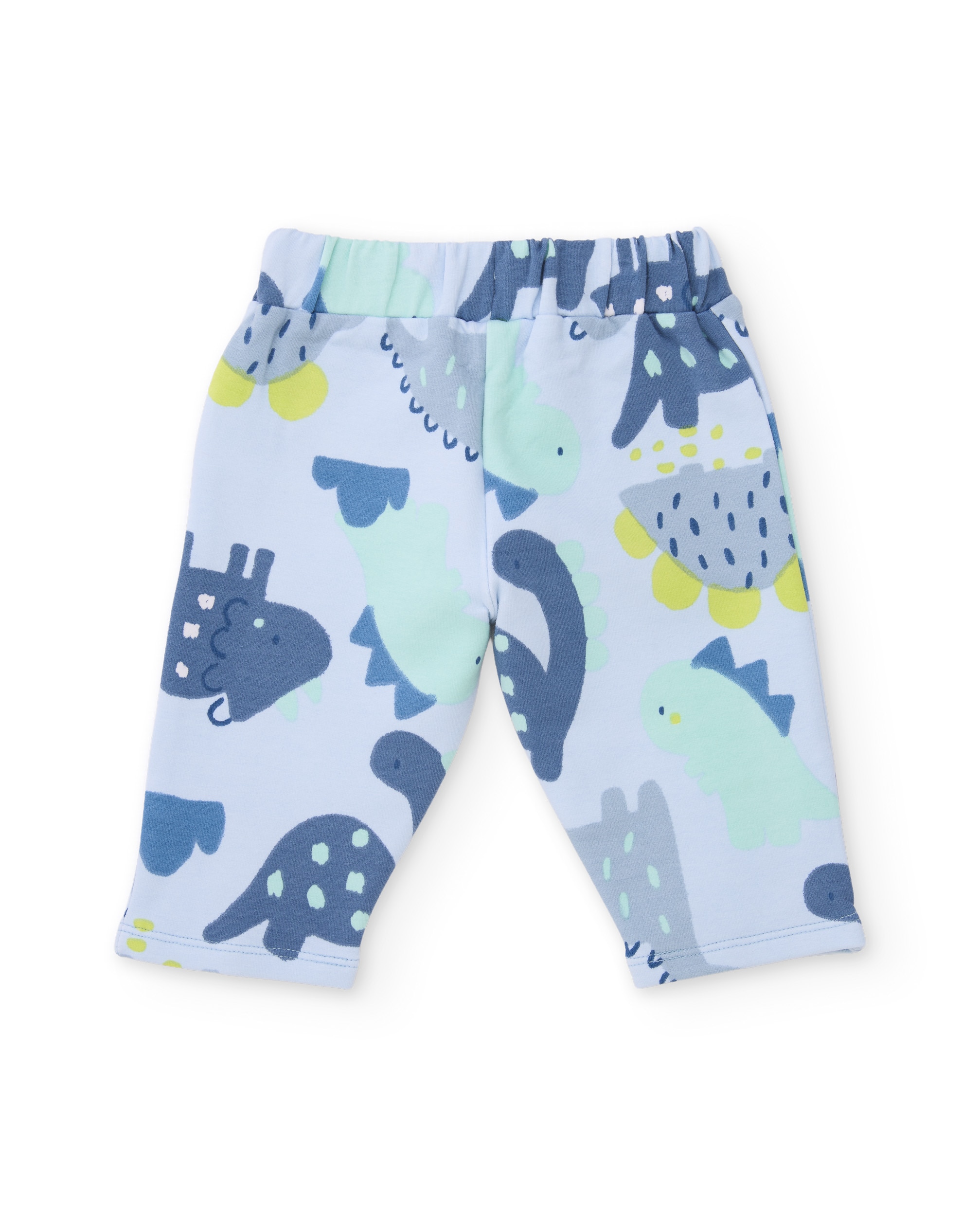 Conjunto de felpa de bebé con dinosaurio en relieve - Tuc tuc - Azul claro Azul claro-5