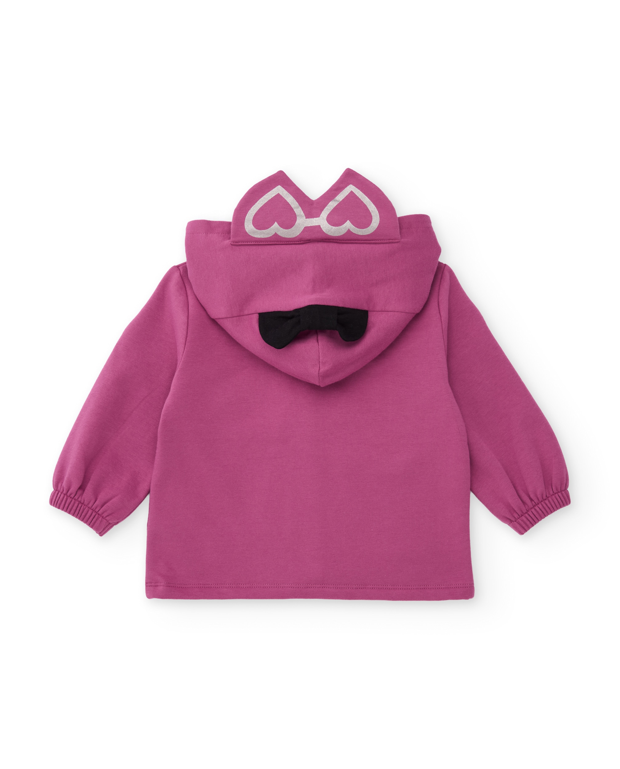 Conjunto de niña de felpa con sudadera de capucha y leggings a juego - Tuc tuc - Violeta Violeta-4